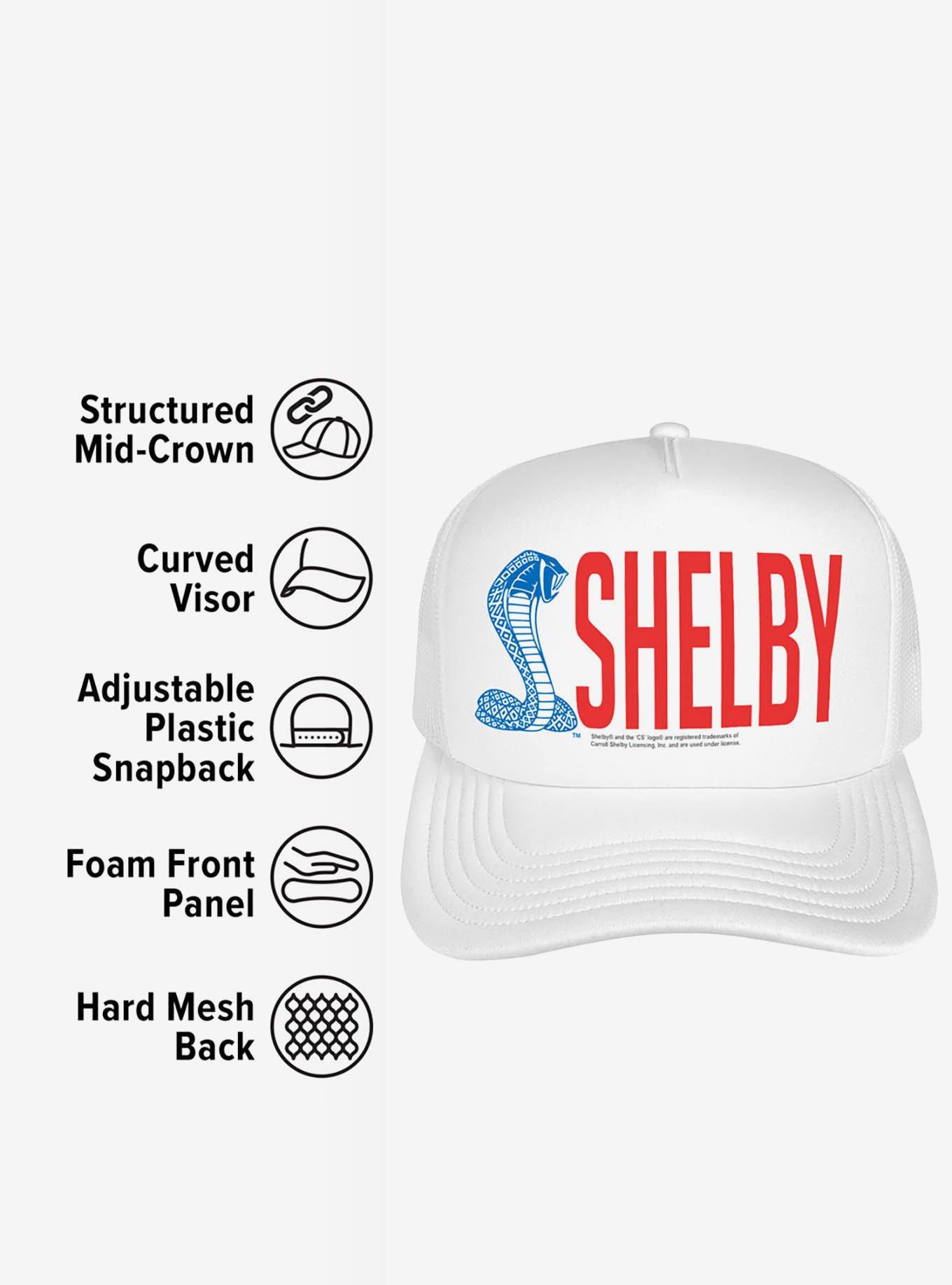 Shelby Cobra Big Type Foam Trucker Hat, , alternate