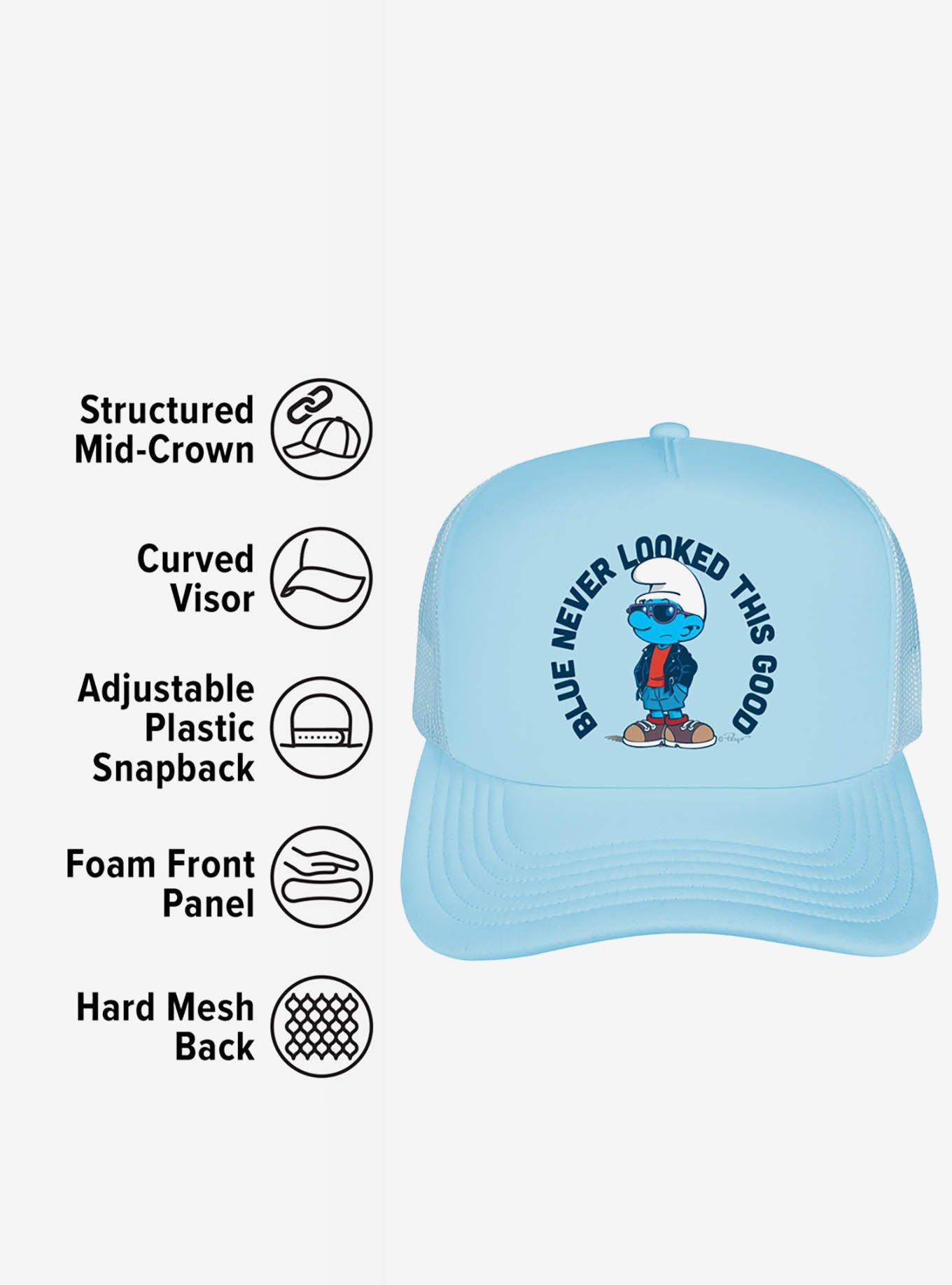 The Smurfs Blue Never Looked This Good Foam Trucker Hat, , alternate