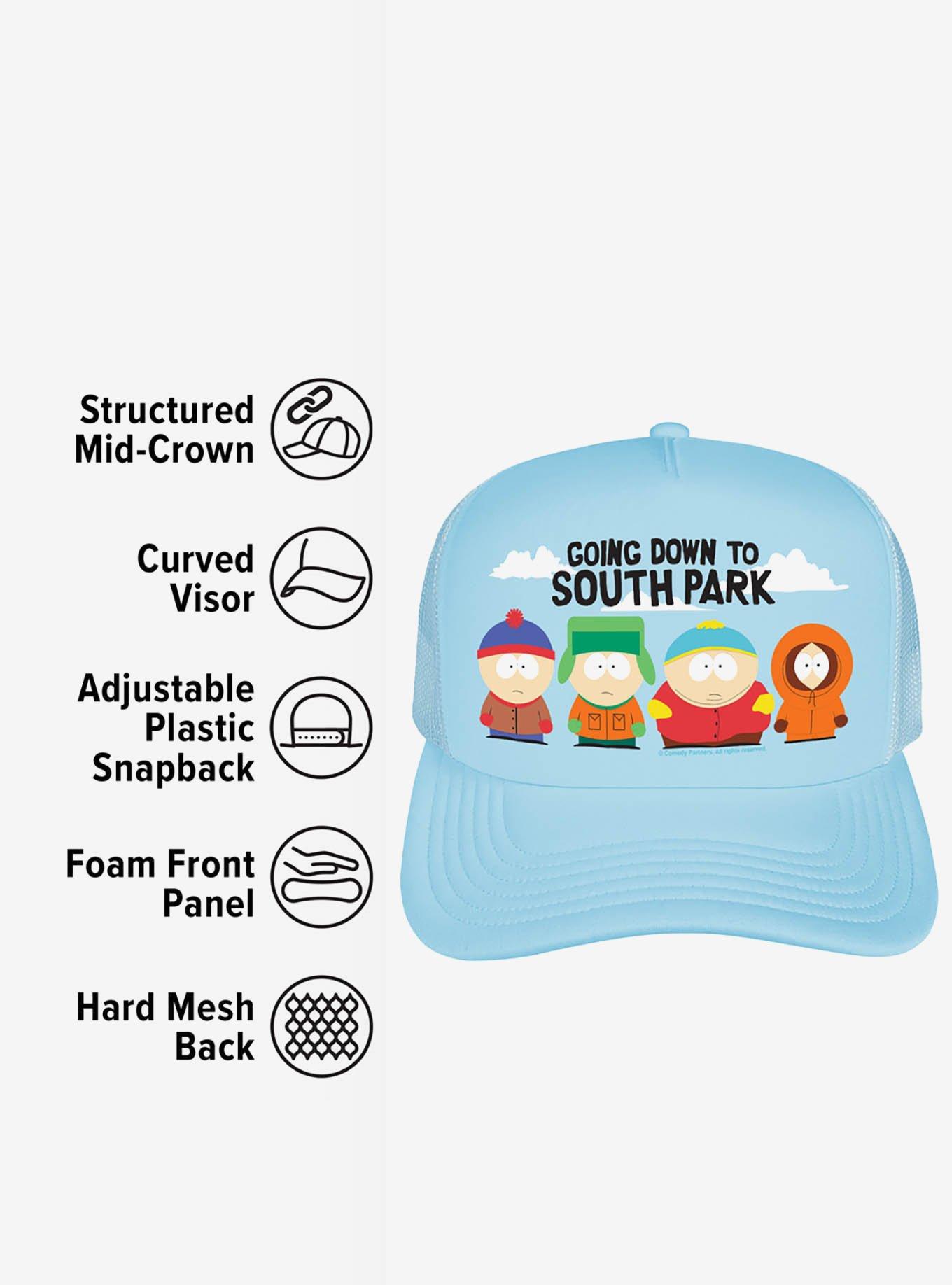 South Park Going Down To South Park Group Foam Trucker Hat, , alternate
