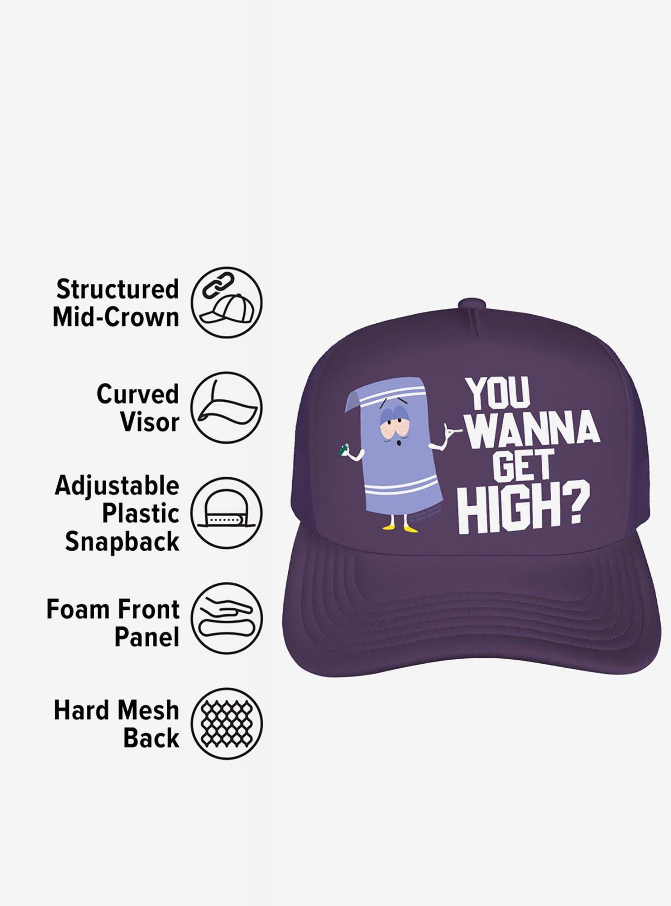 South Park You Wanna Get High Foam Trucker Hat, , alternate