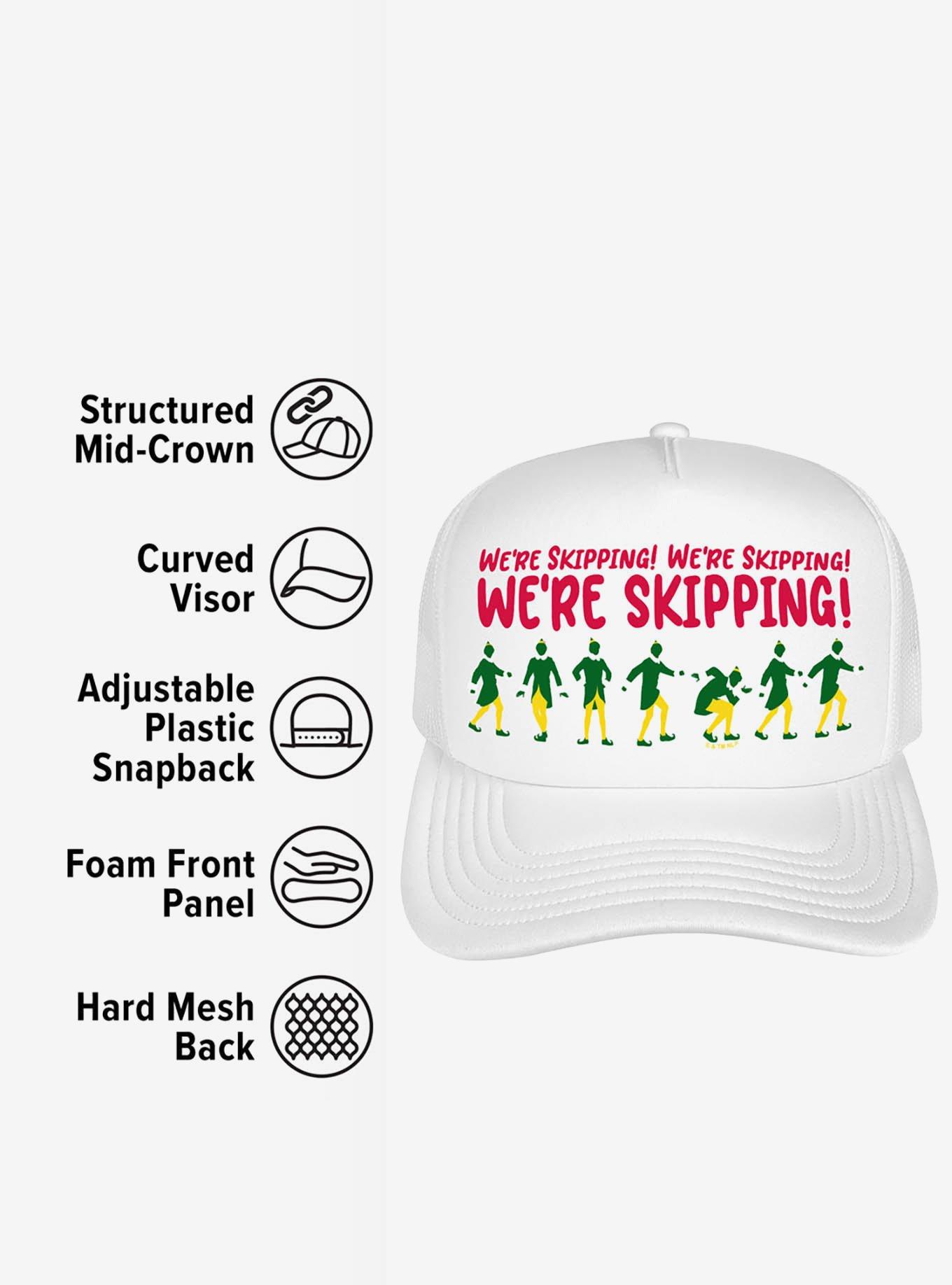 Elf We're Skipping Foam Trucker Hat, , alternate