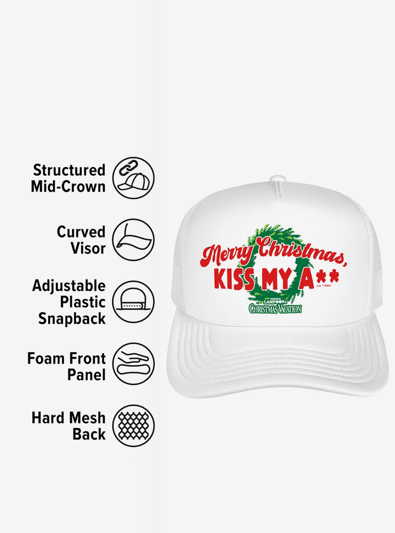 National Lampoon's Christmas Vacation Merry Christmas Kiss My Foam Trucker Hat, , alternate