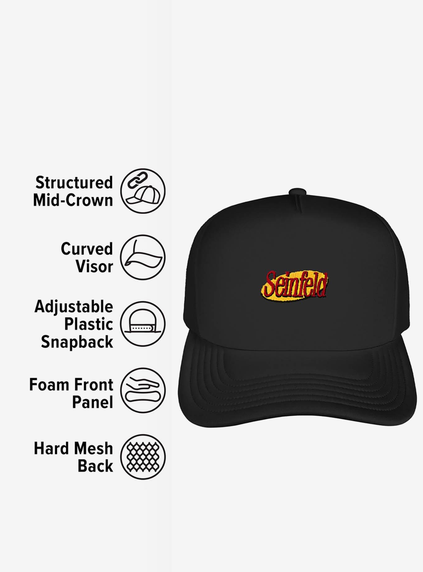 Seinfeld Logo Foam Trucker Hat, , alternate