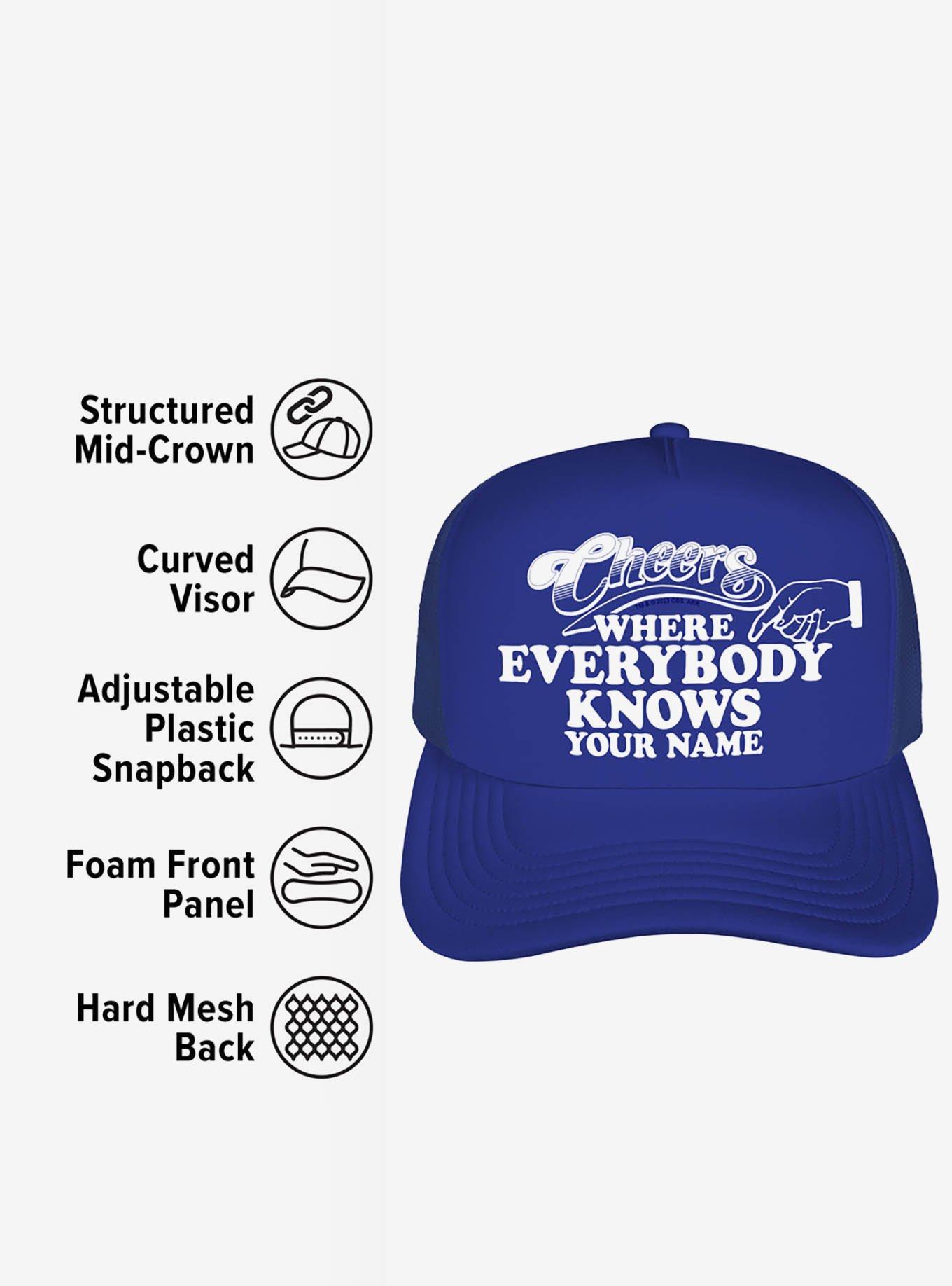 Cheers Where Everybody Knows Your Name Foam Trucker Hat, , alternate