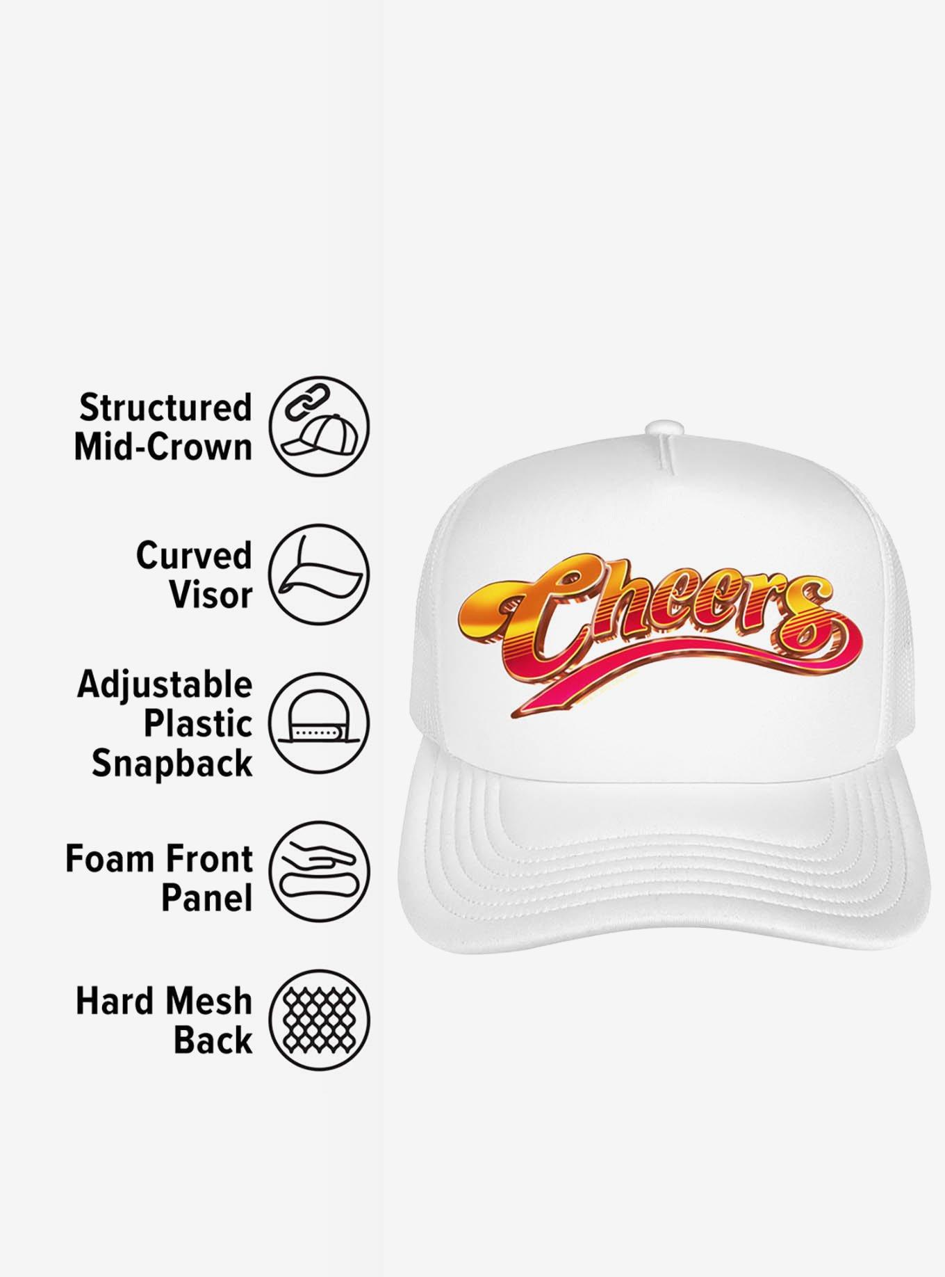Cheers Bright Logo Foam Trucker Hat, , alternate