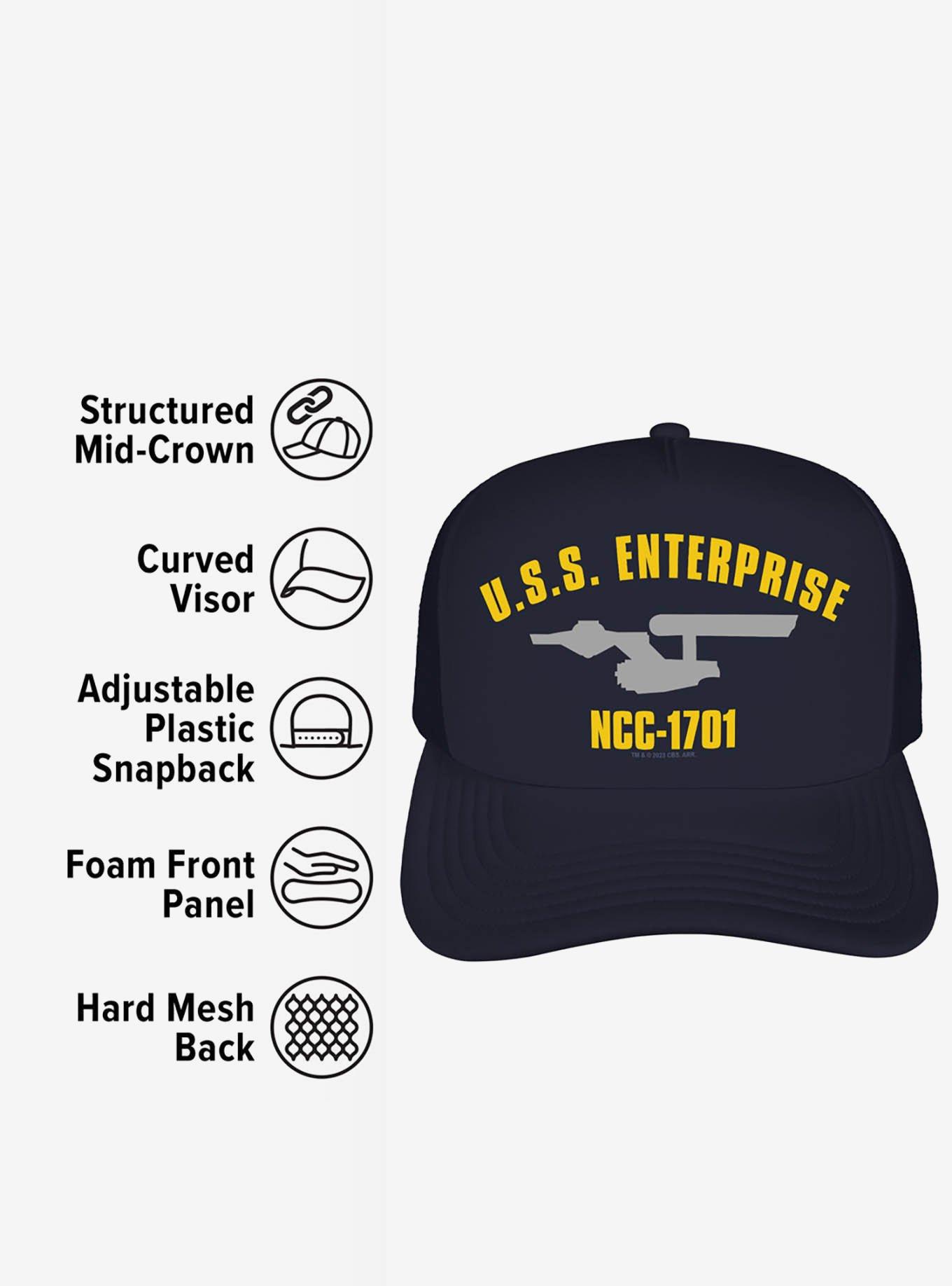 Star Trek Enterprise NCC-1701 Foam Trucker Hat, , alternate