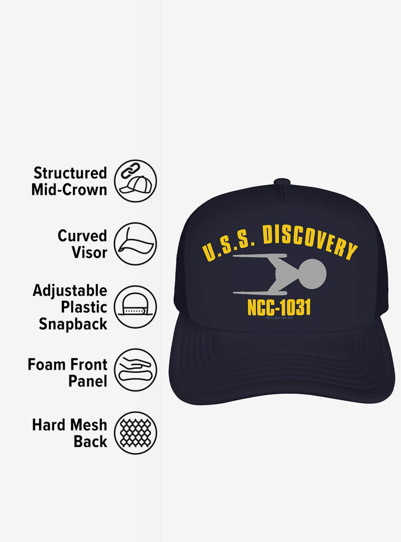 Star Trek: Discovery Series NCC-1031 Foam Trucker Hat, , alternate