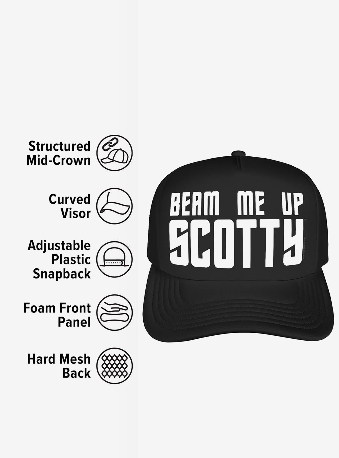 Star Trek Beam Me Up Scotty Foam Trucker Hat, , alternate