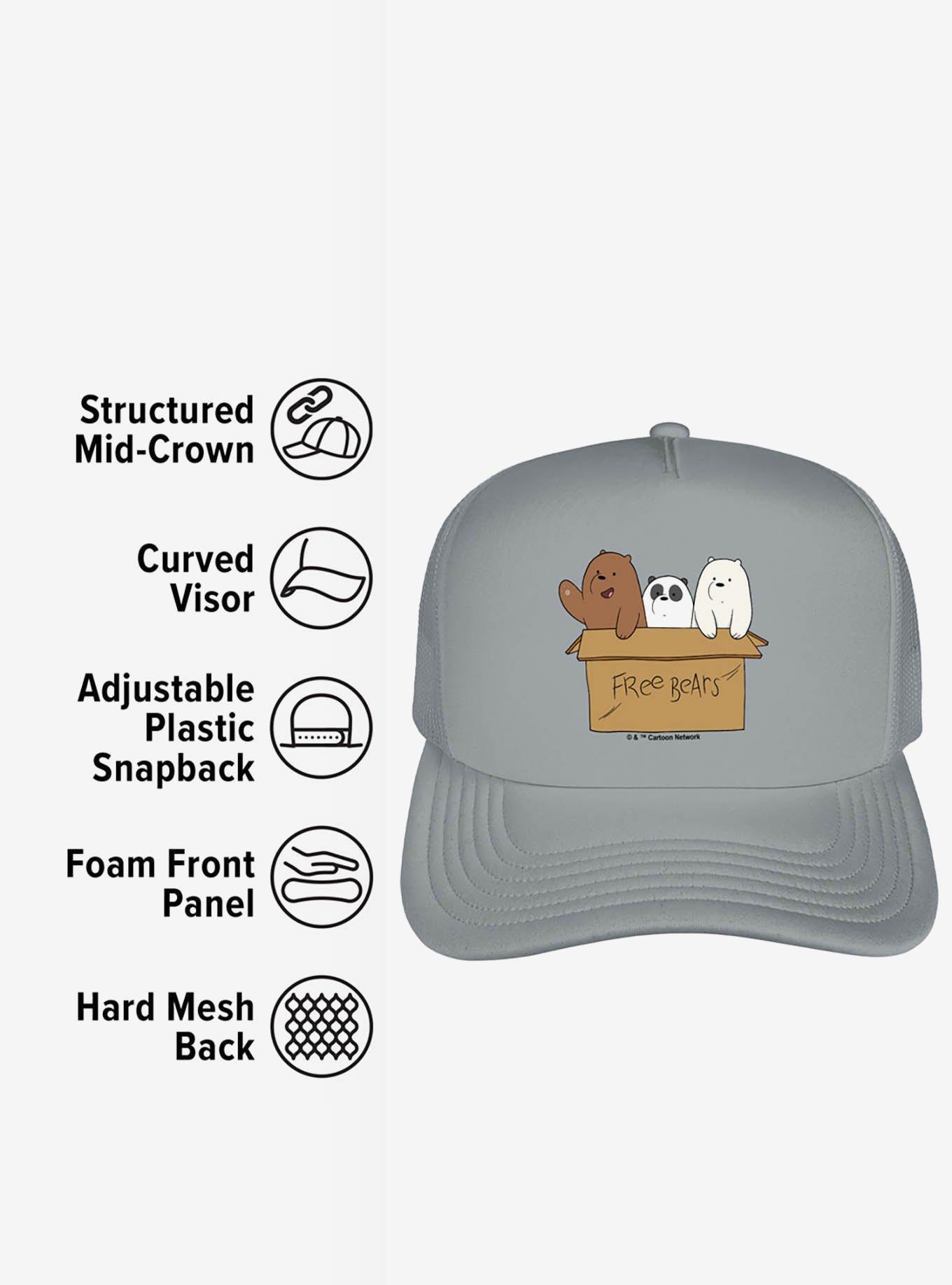 We Bare Bears Baby Bears Foam Trucker Hat, , alternate