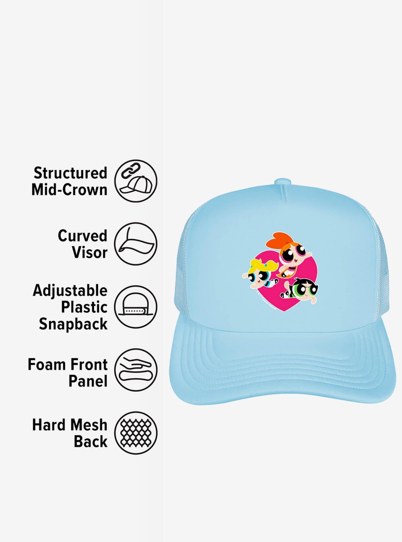 The Powerpuff Girls Heart Foam Trucker Hat, , alternate