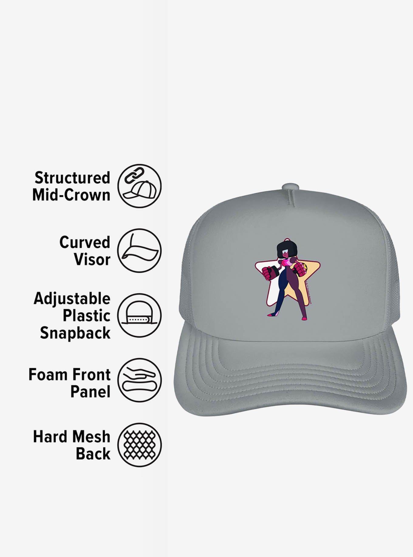 Steven Universe Garnet Star Foam Trucker Hat, , alternate