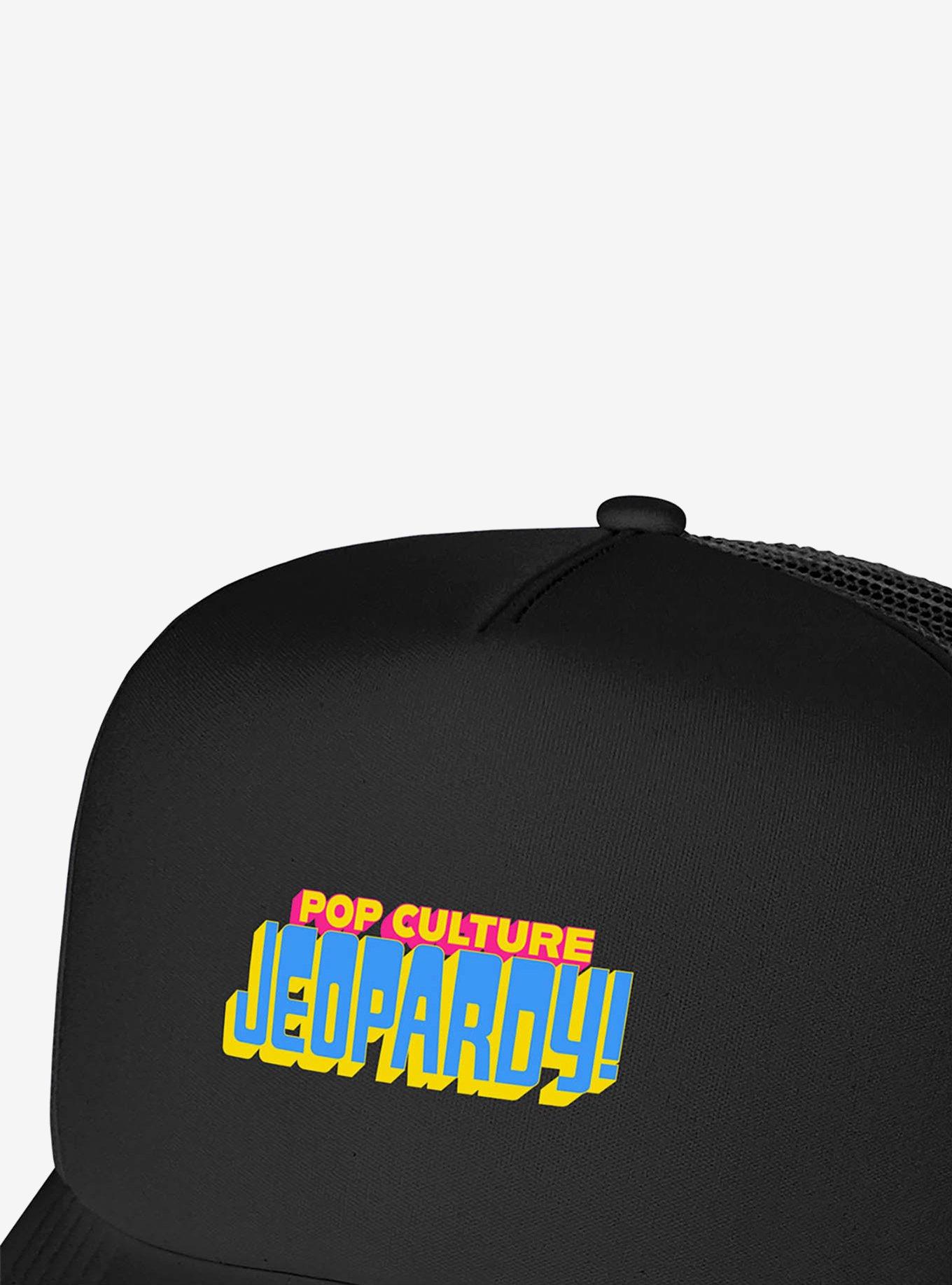 Pop Culture Jeopardy Logo Foam Trucker Hat, , hi-res