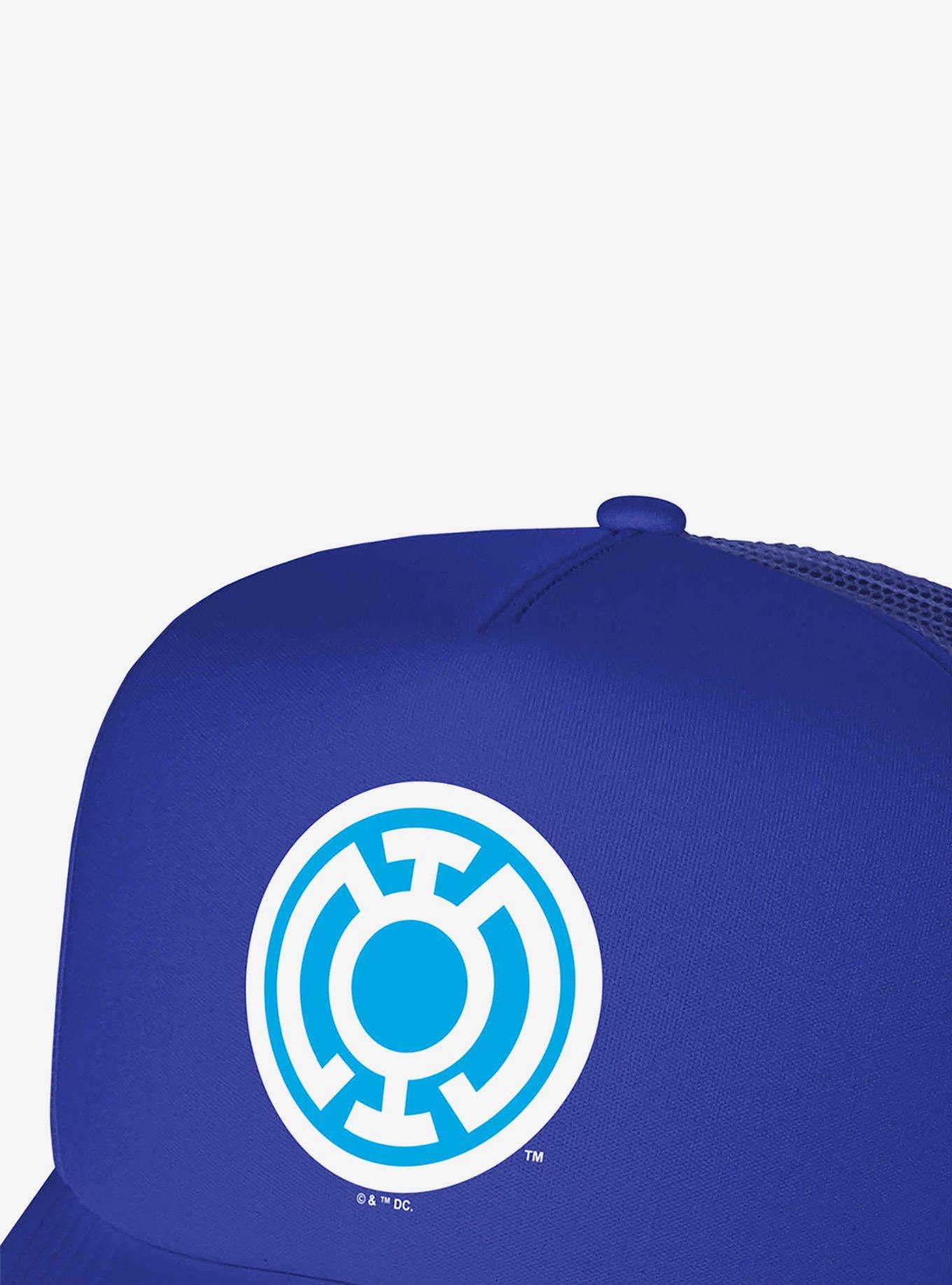 Green Lantern Blackest Night Blue Lantern Foam Trucker Hat, , hi-res