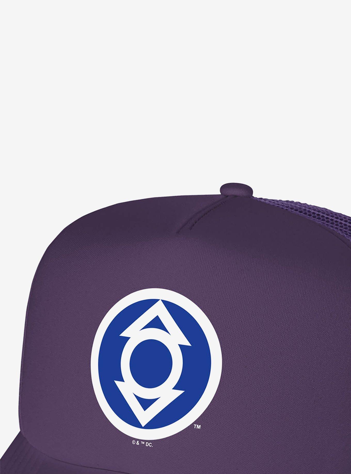 Green Lantern Blackest Night Indigo Lantern Foam Trucker Hat, , hi-res