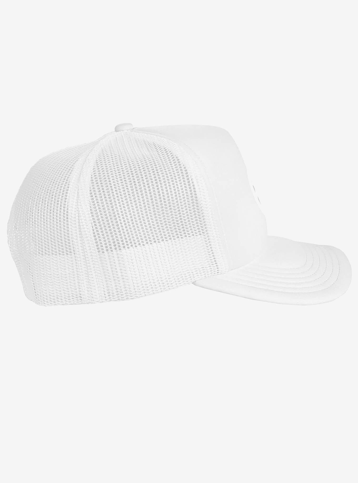 Green Lantern Blackest Night White Lantern Logo Foam Trucker Hat, , alternate