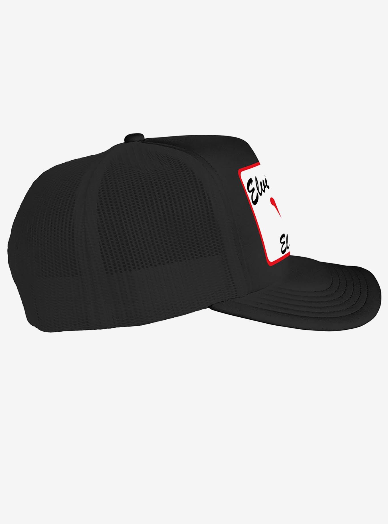 Elvis Presley Crown Electric Logo Foam Trucker Hat, , alternate