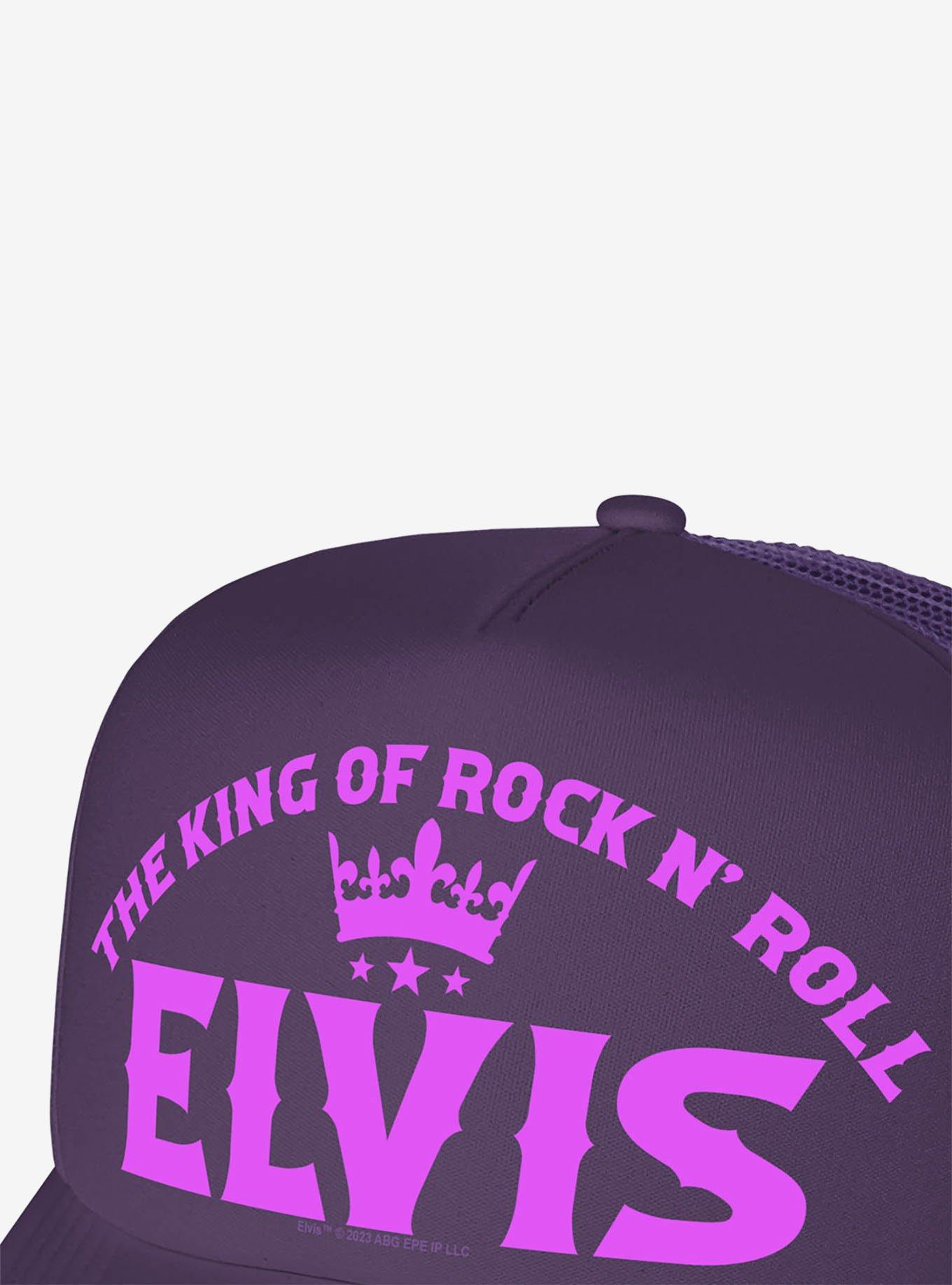 Elvis Presley The King Of Rock And Roll Foam Trucker Hat, , hi-res