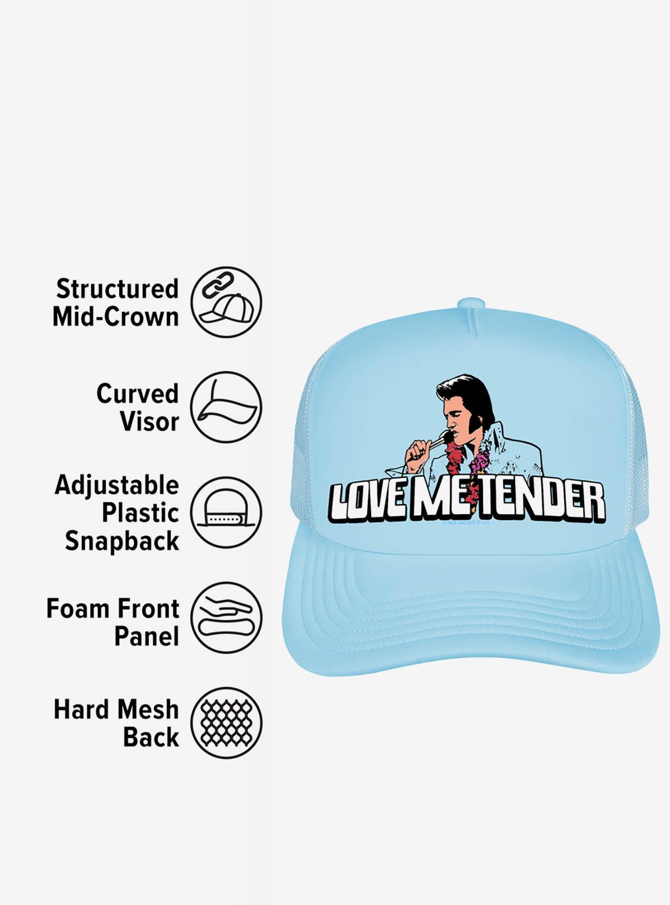 Elvis Presley Love Me Tender Foam Trucker Hat, , alternate