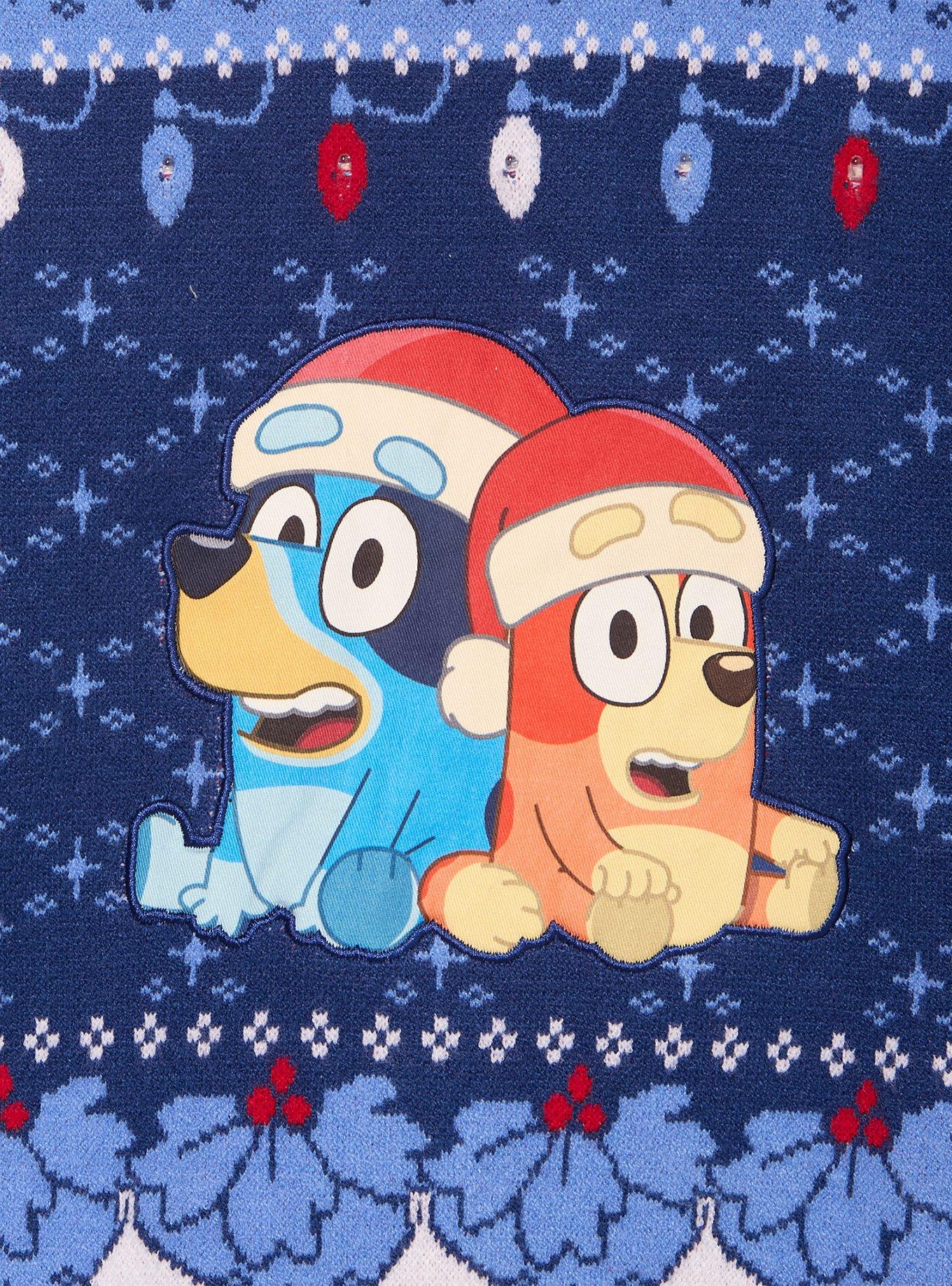 Bluey Bingo & Light-Up Youth Holiday Sweater — BoxLunch Exclusive