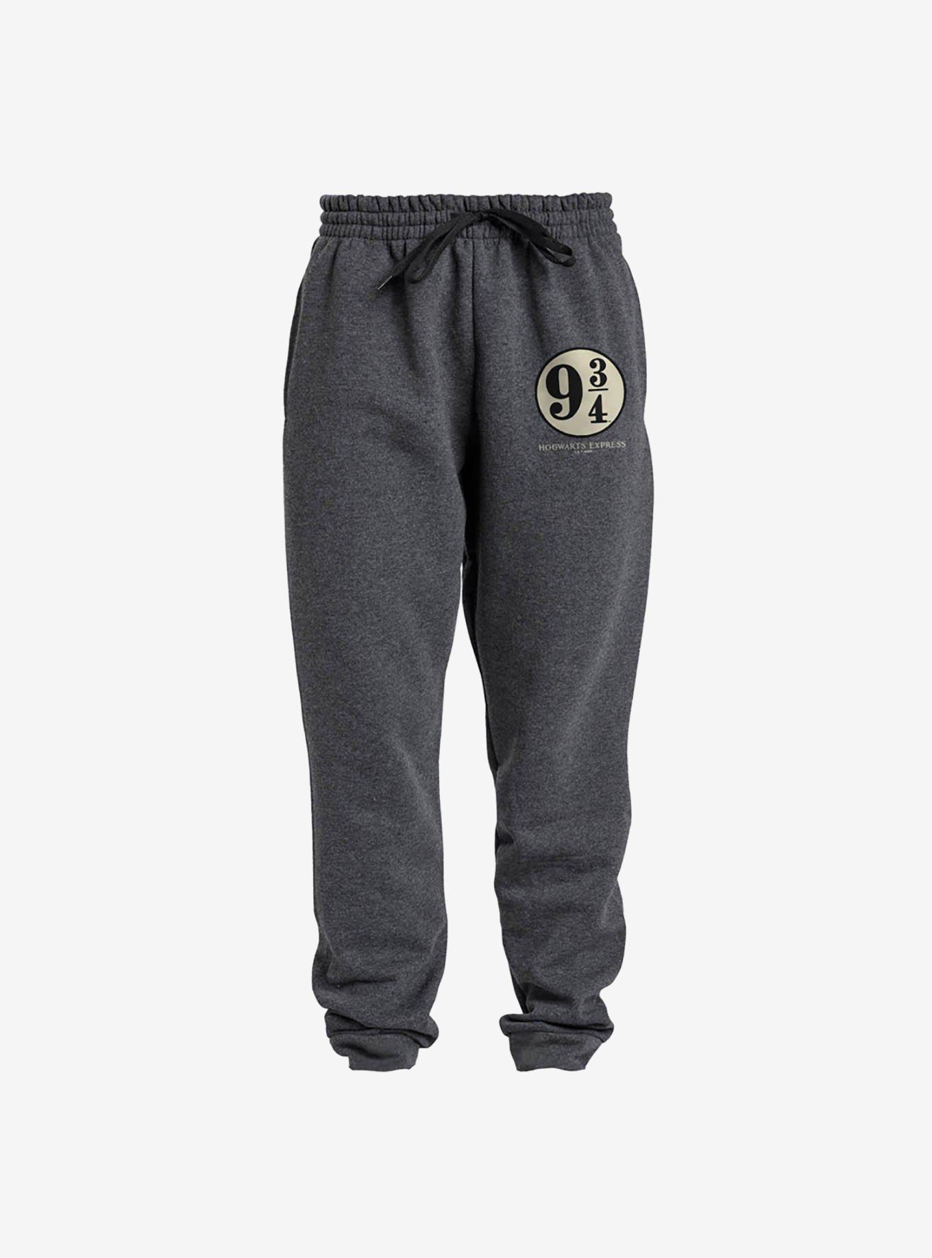 Harry Potter Hogwarts Express Tickets Jogger Sweatpants, CHARCOAL, alternate