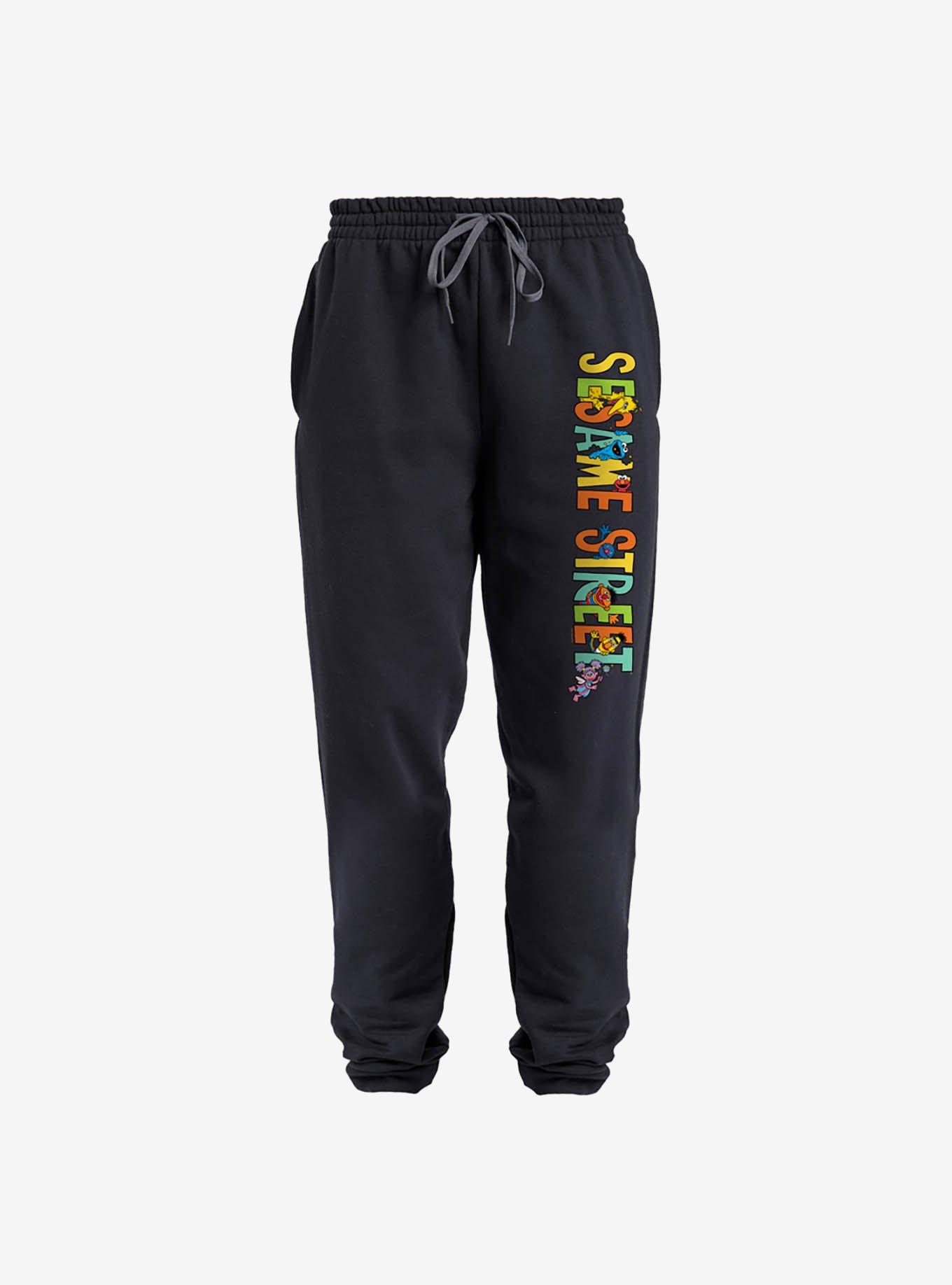 Sesame Street Vertical Name Jogger Sweatpants, , hi-res