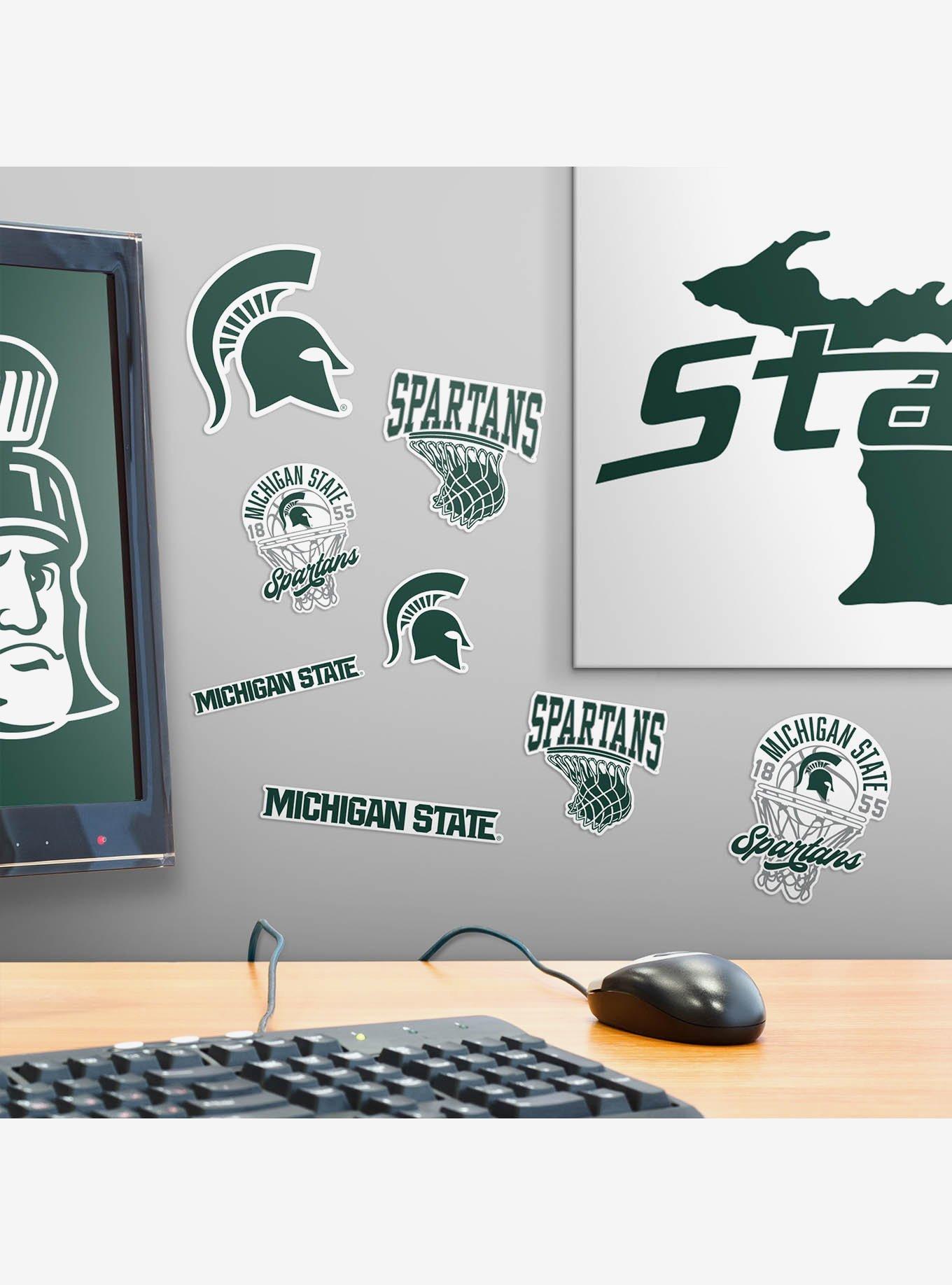 Michigan State University Spartans Basketball 100 Ct Sticker Pack, , alternate