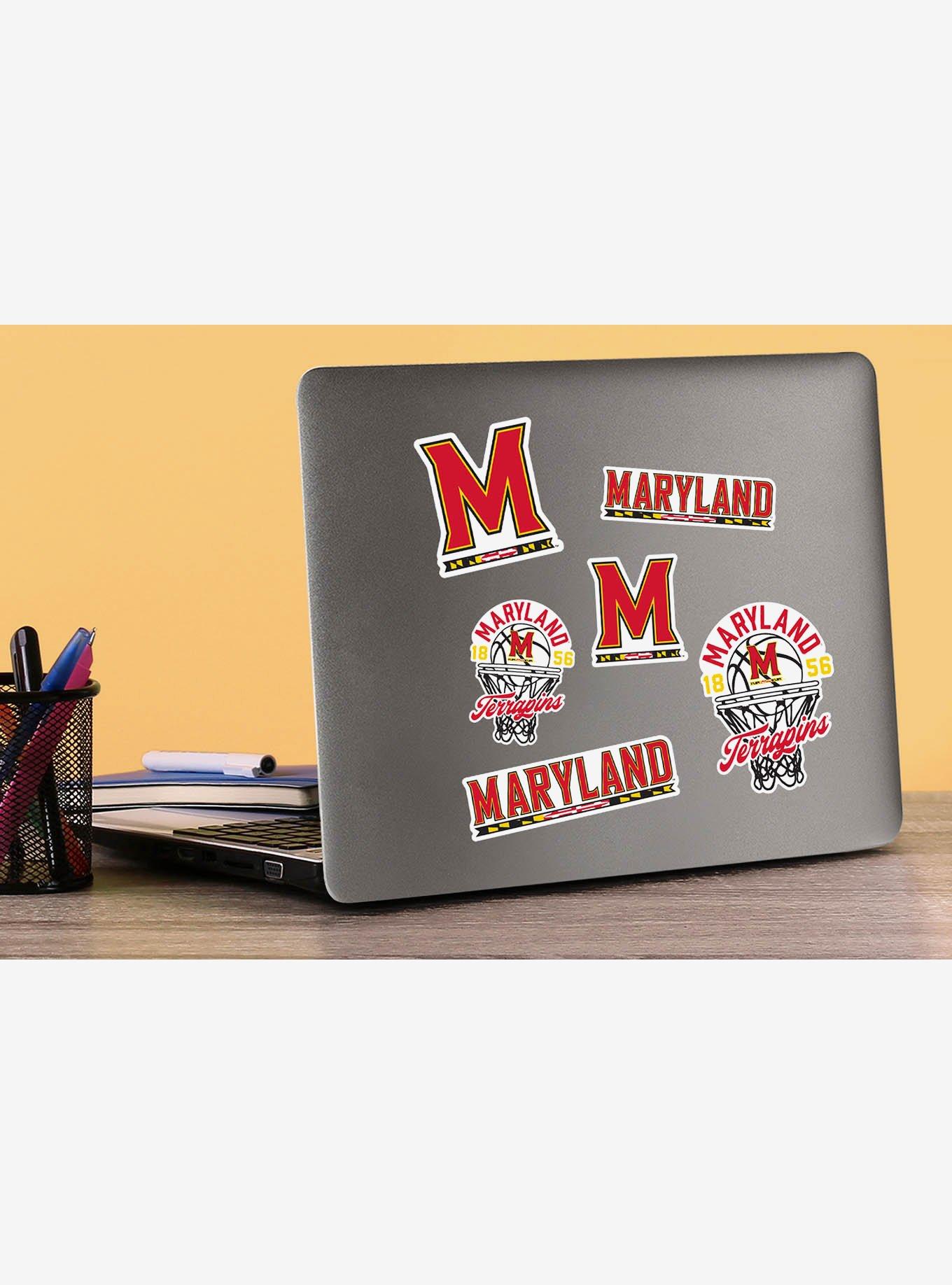 University Of Maryland Terrapins Basketball 100 Ct Sticker Pack, , alternate
