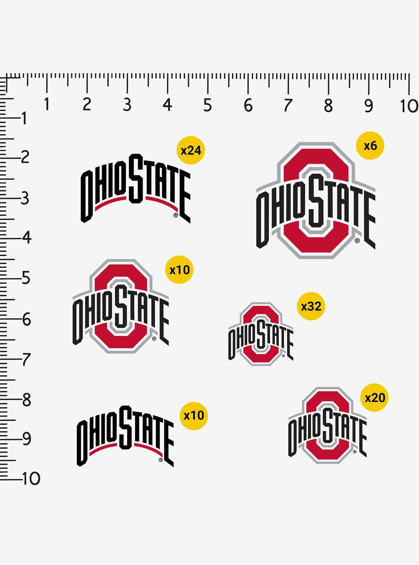 The Ohio State University 100 Ct Sticker Pack, , alternate