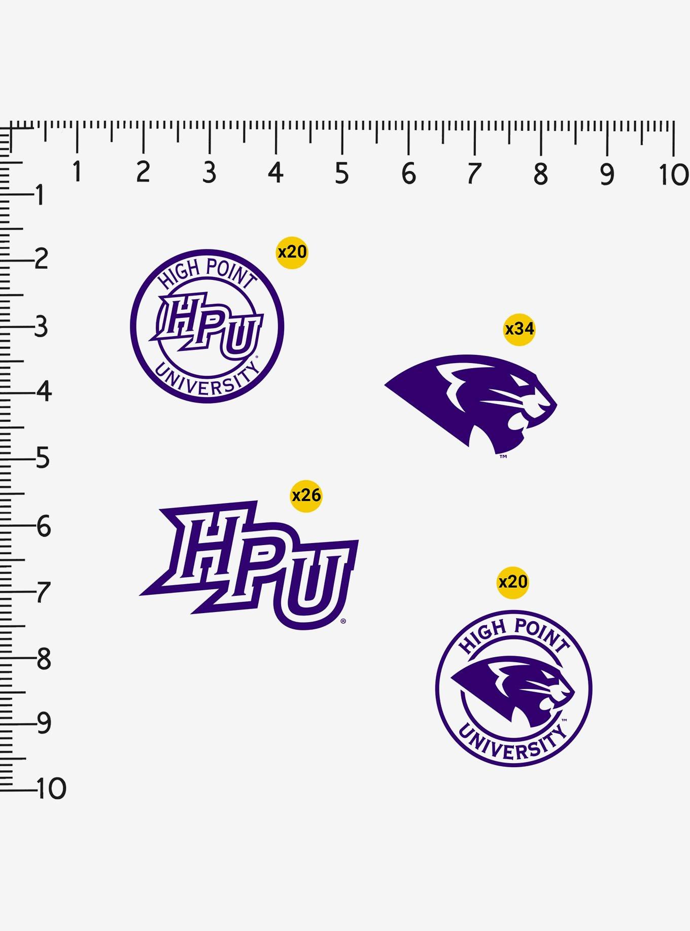 High Point University HPU 100ct Sticker Pack, , alternate