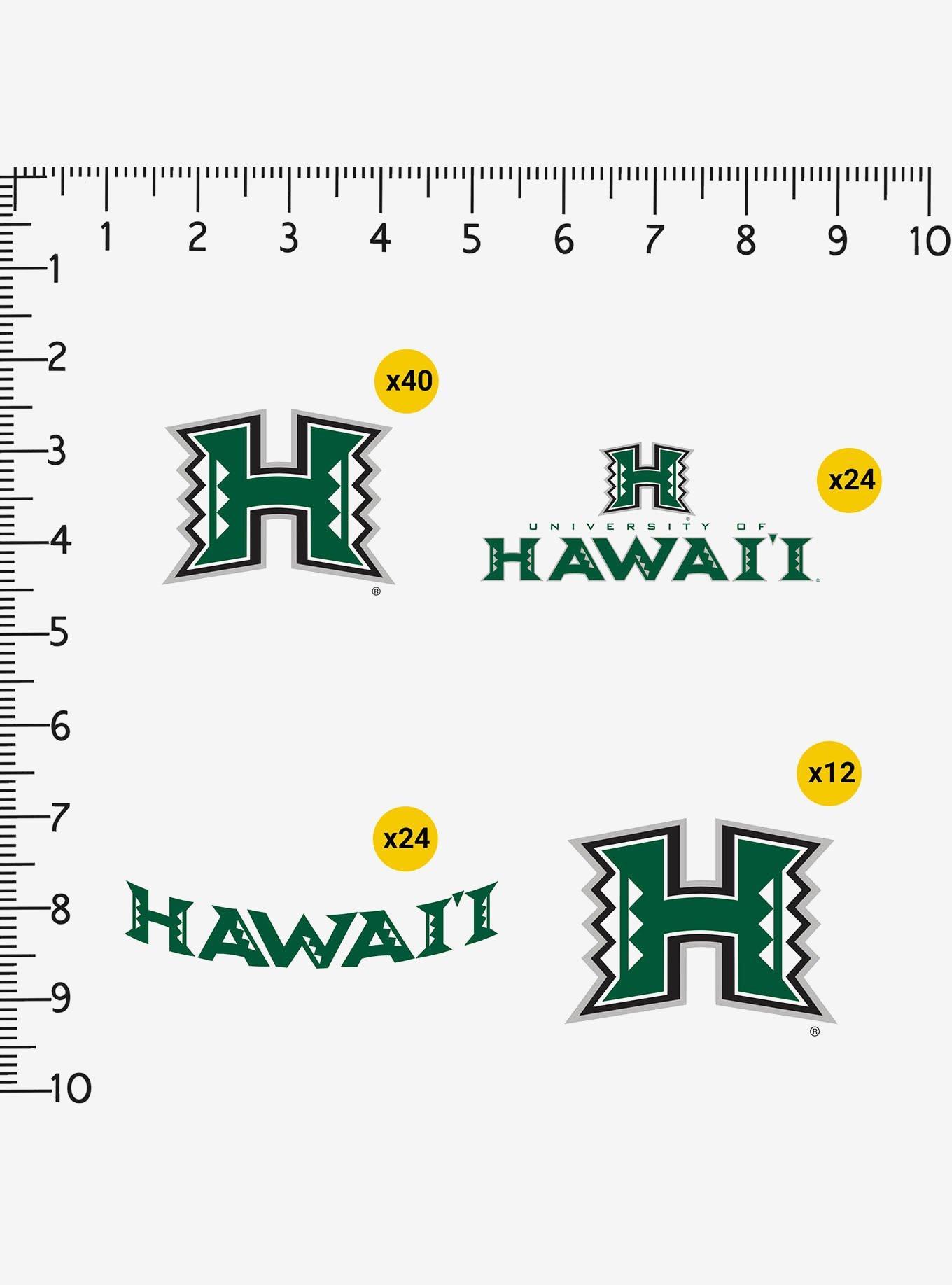 University of Hawaii 100ct Sticker Pack, , alternate