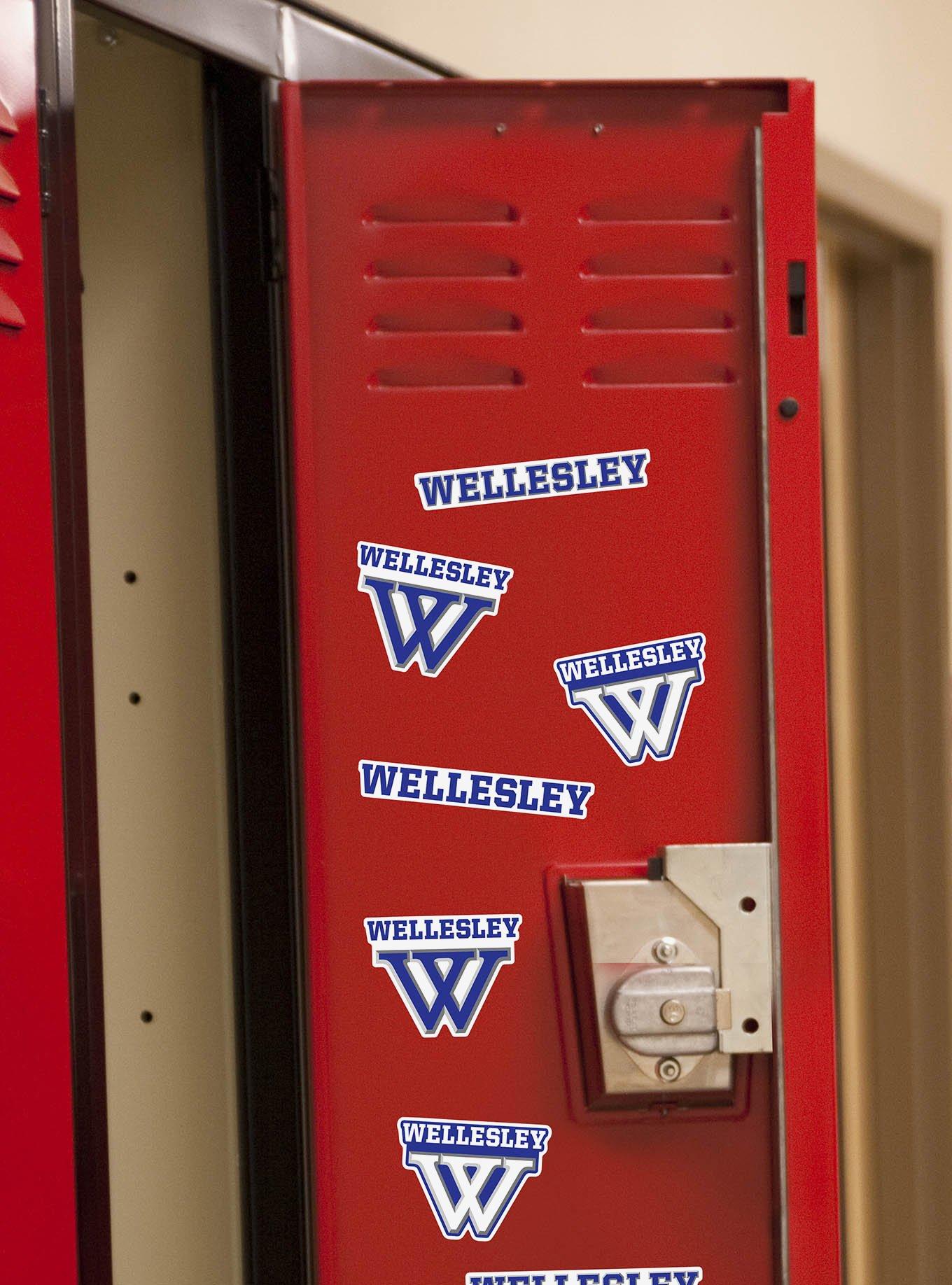 Wellesley College 100ct Sticker Pack, , alternate
