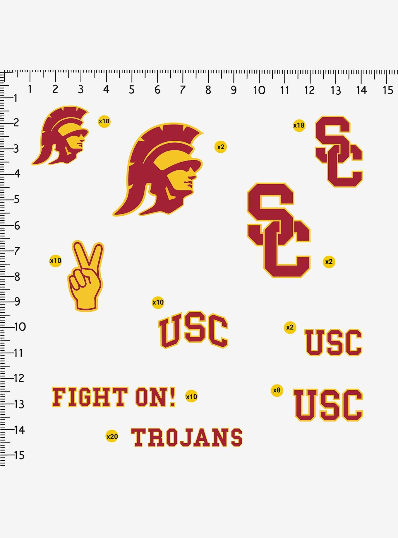 USC Trojans 100ct Sticker Pack, , alternate