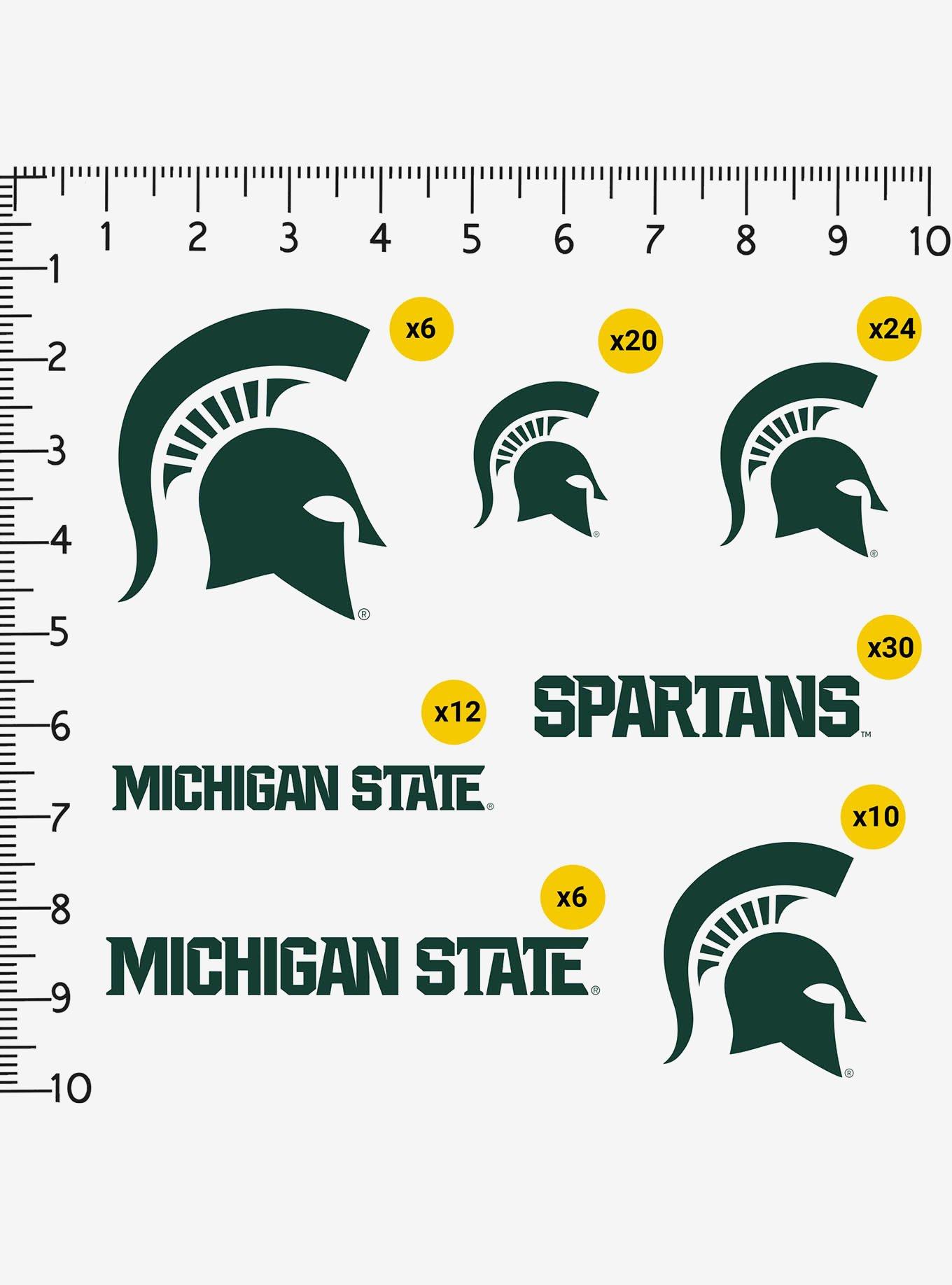 Michigan State University Spartans 100 Ct Sticker Pack, , alternate