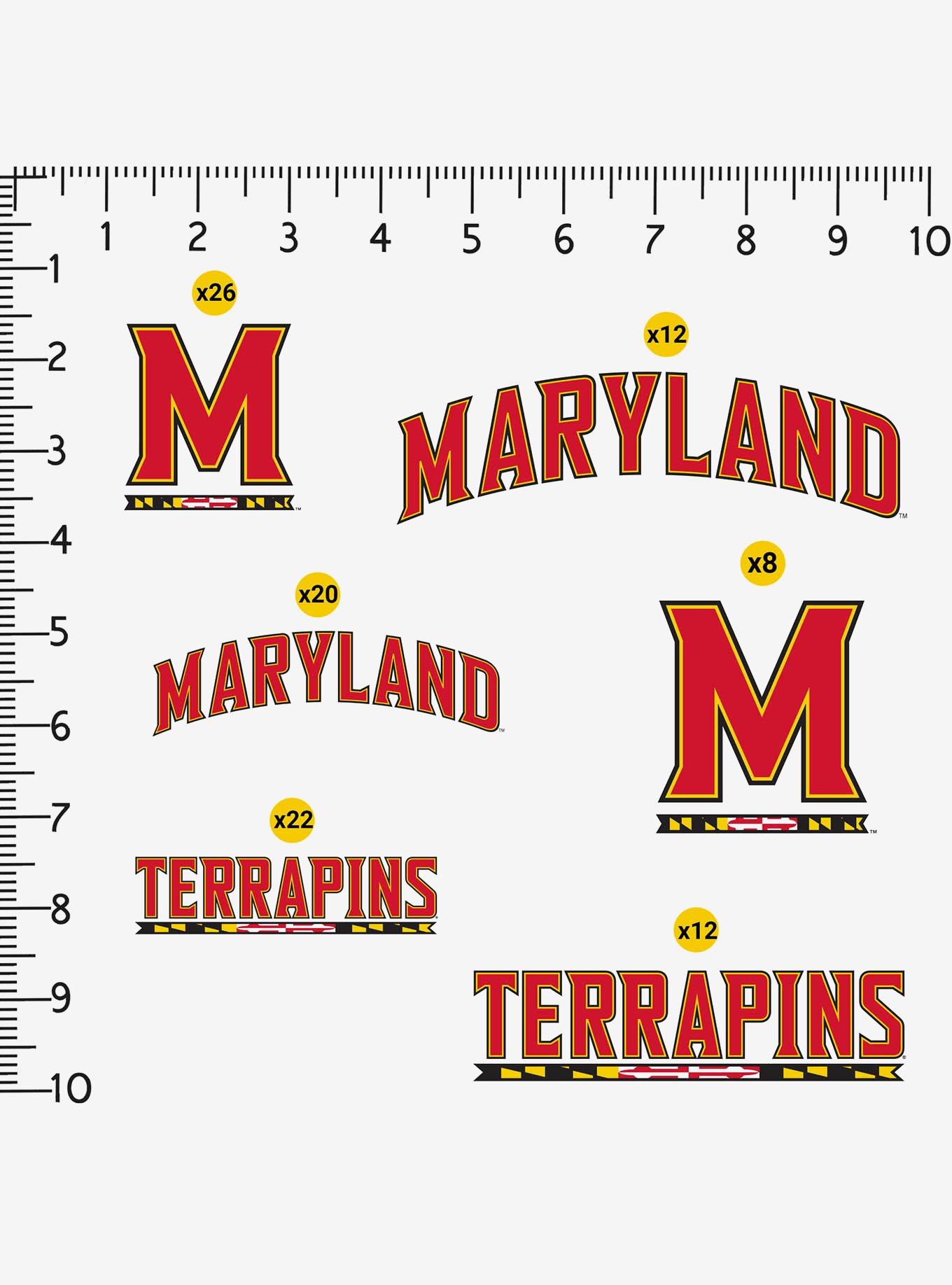 University Of Maryland Terrapins 100 Ct Sticker Pack, , alternate