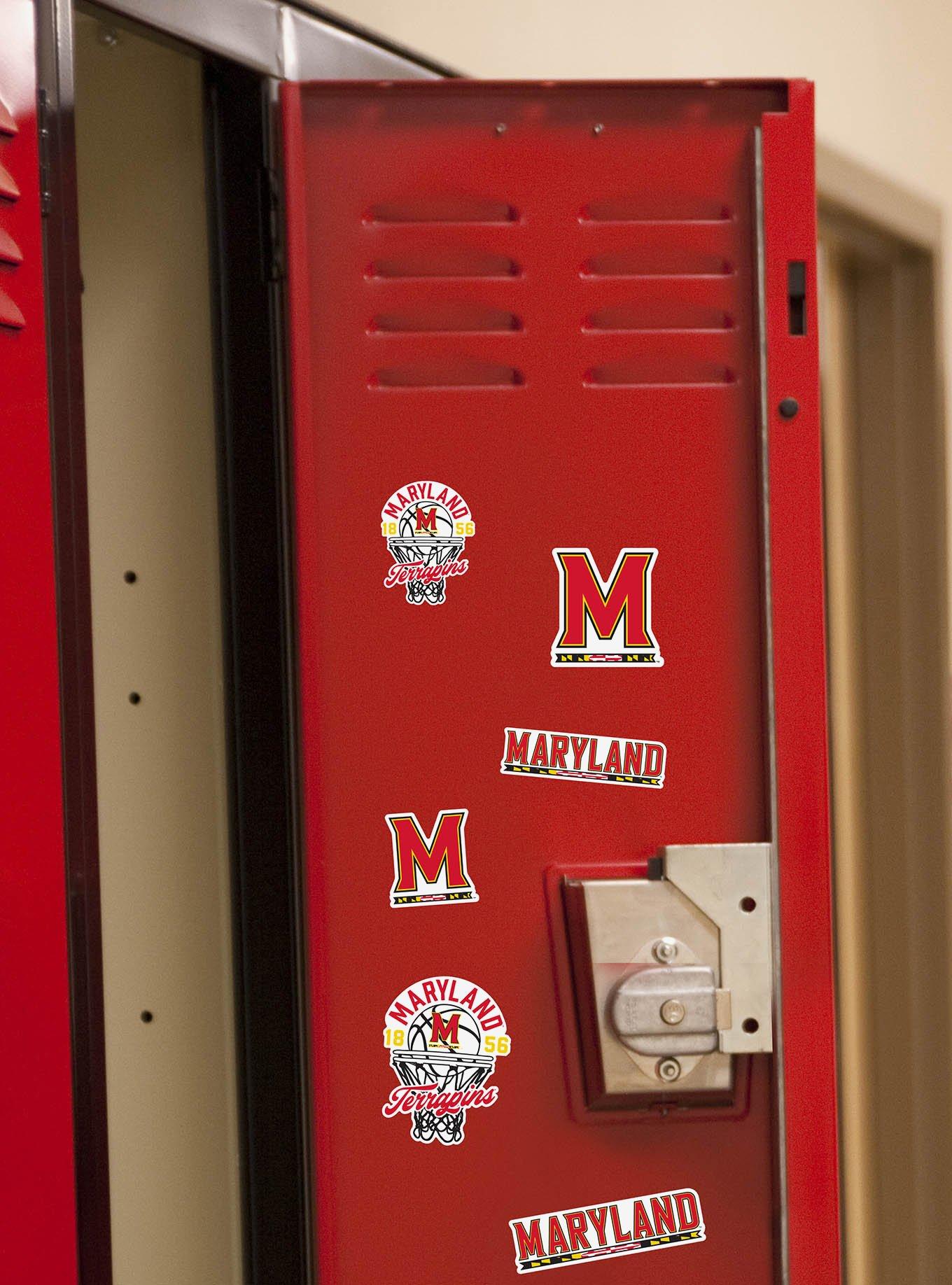 University Of Maryland Terrapins Basketball 100 Ct Sticker Pack, , alternate