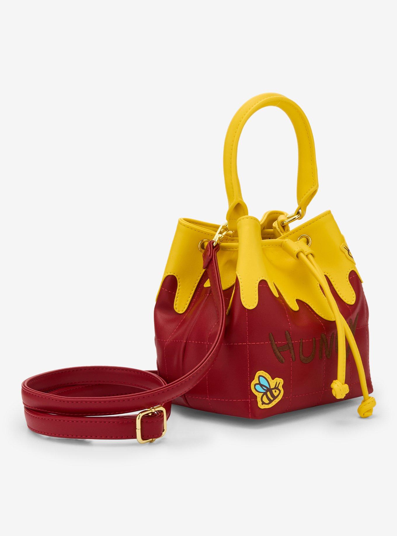 Loungefly Disney Winnie the Pooh Honey Drip Bucket Crossbody Bag