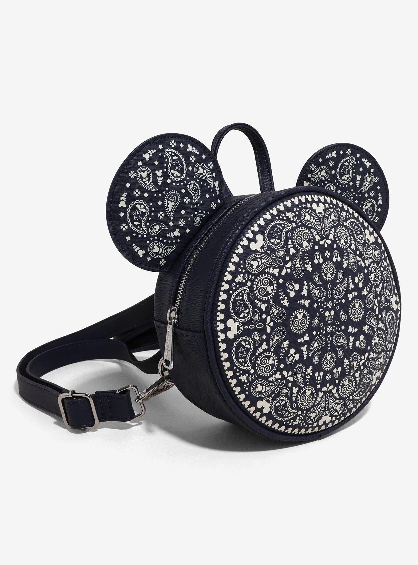 Loungefly Disney Mickey Mouse Patterned Convertible Mini Backpack — BoxLunch Exclusive, , hi-res