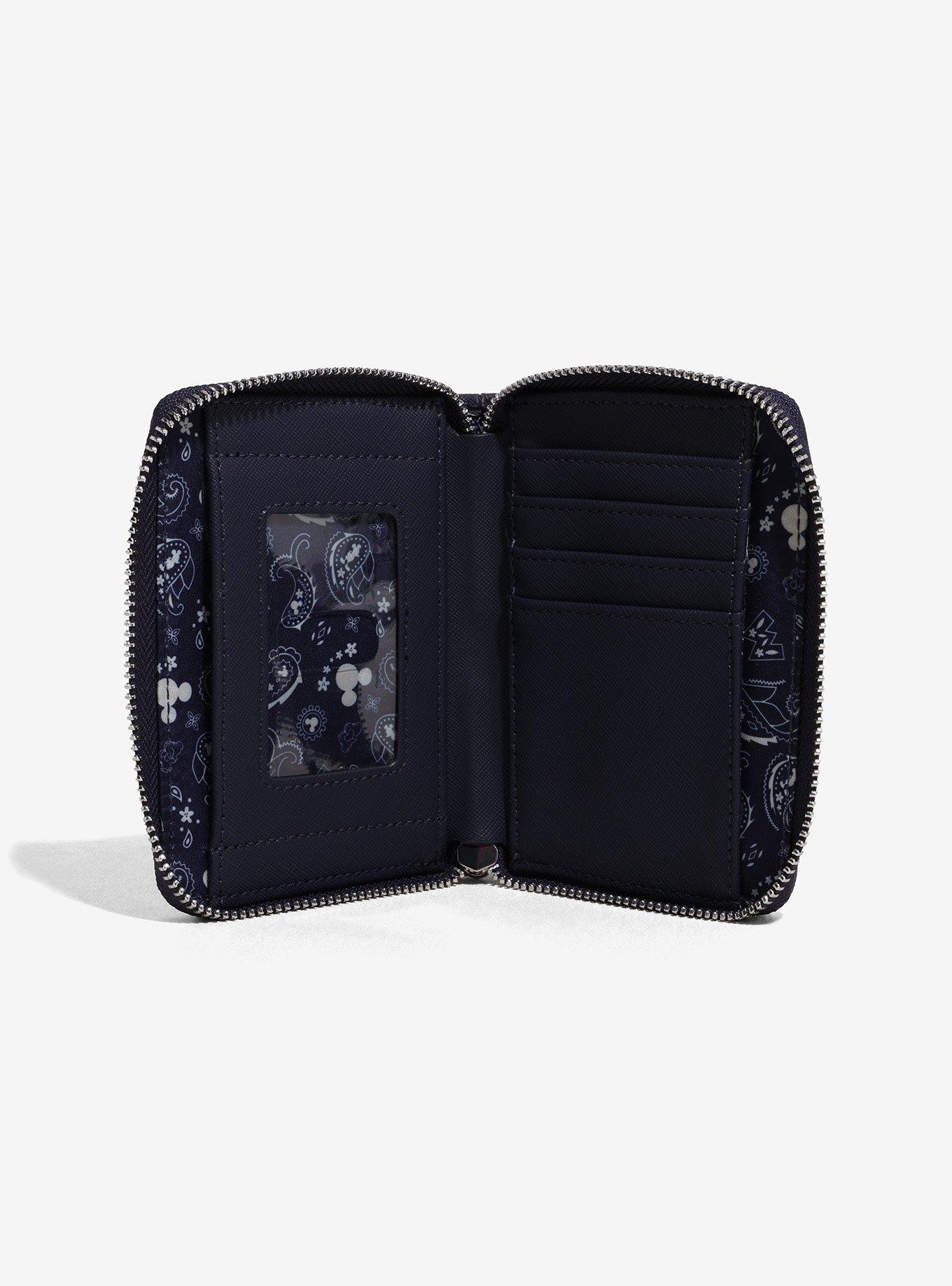 Loungefly Disney Mickey Mouse Patterned Zip Wallet — BoxLunch Exclusive, , alternate