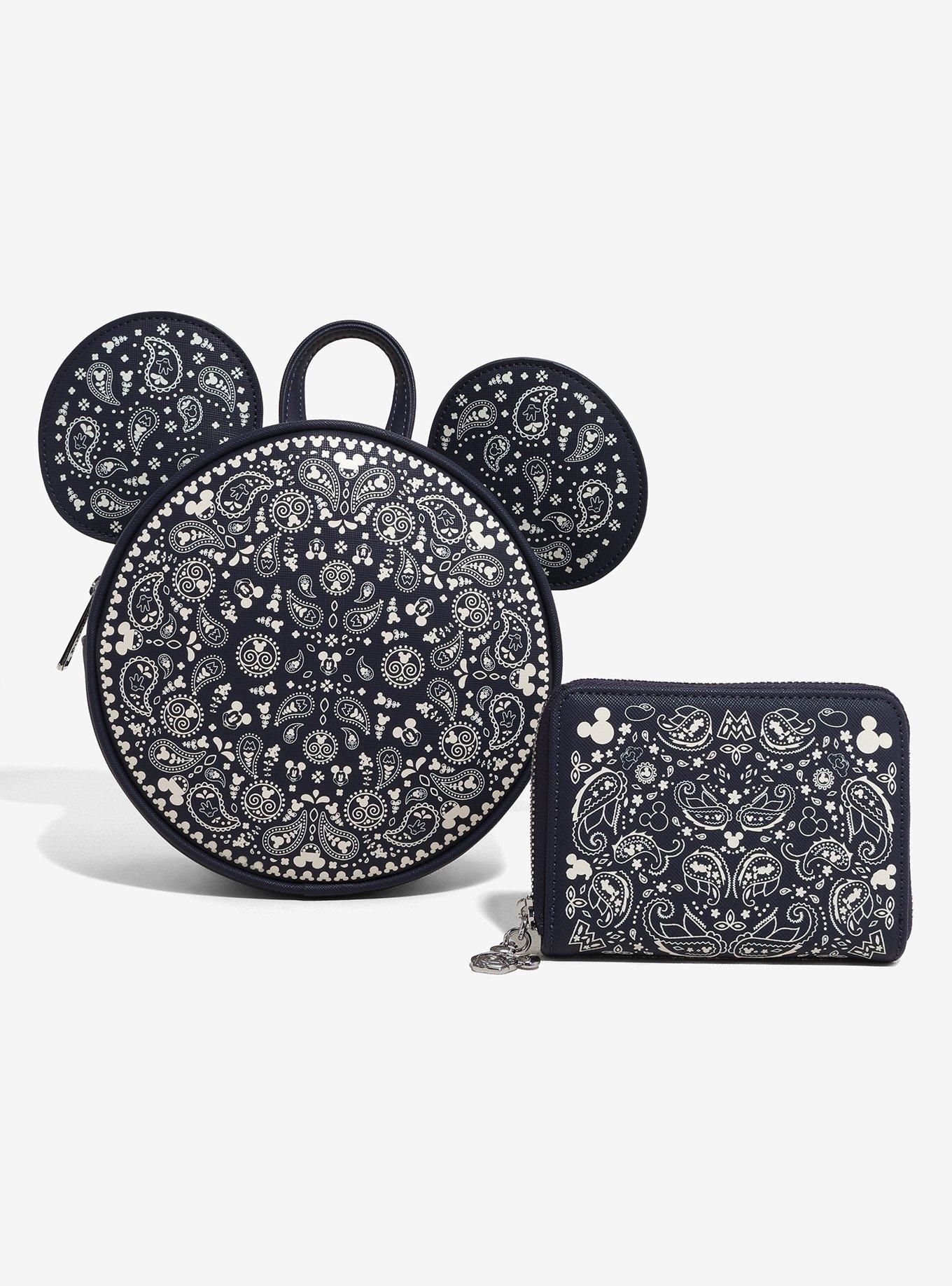 Loungefly Disney Mickey Mouse Patterned Zip Wallet — BoxLunch Exclusive