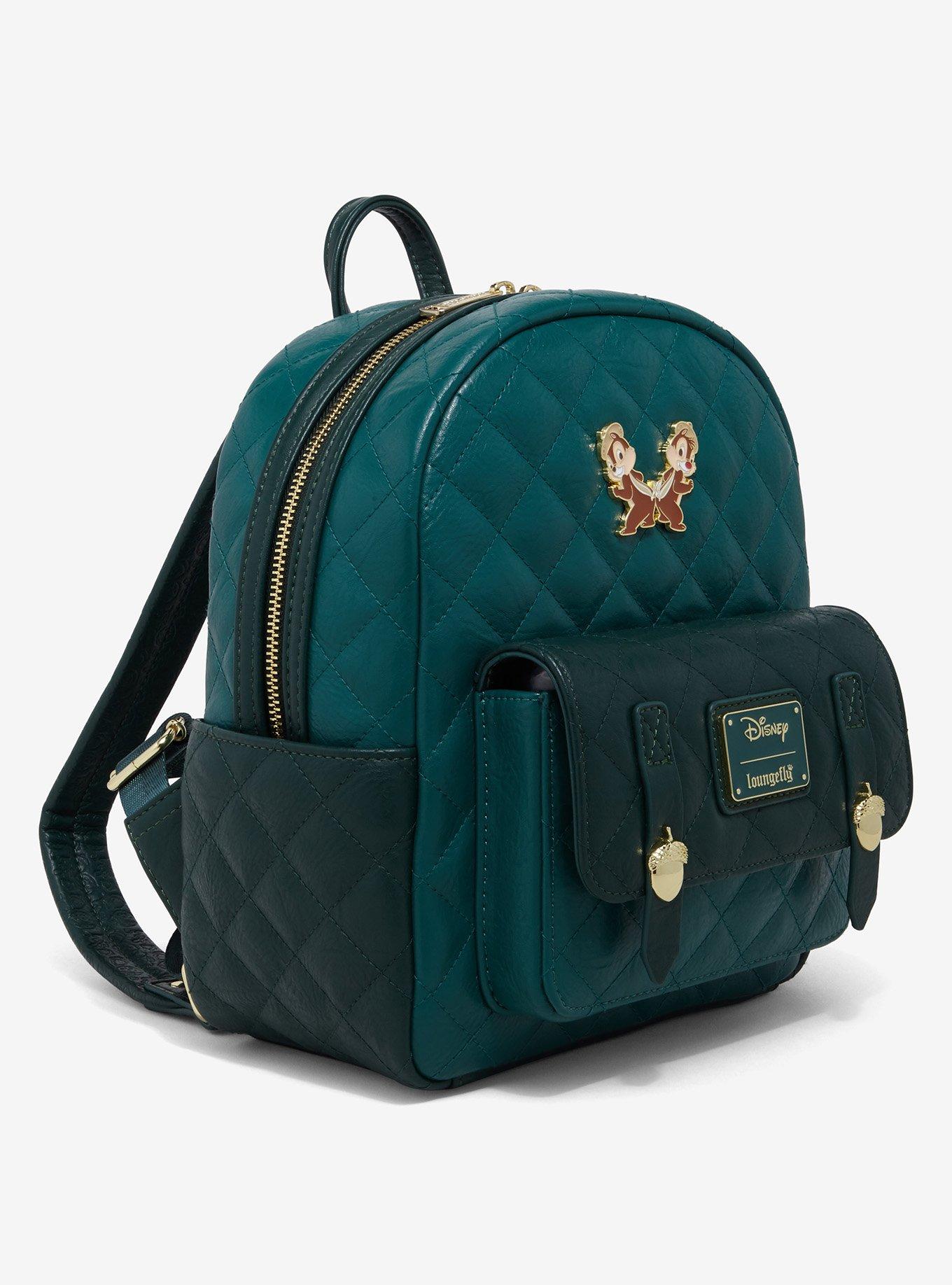 Loungefly Disney Chip & Dale Quilted Mini Backpack — BoxLunch Exclusive, , hi-res