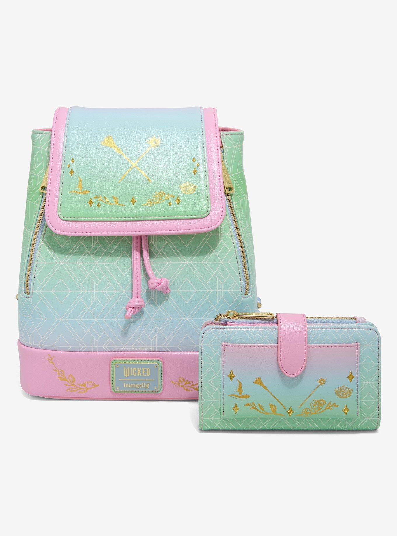 Loungefly Wicked Iridescent Ombré Wallet - BoxLunch Exclusive, , alternate