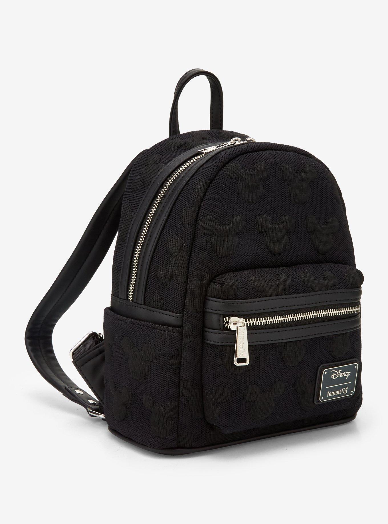 Loungefly Disney Mickey Mouse Silhouette Mesh Textured Mini Backpack — BoxLunch Exclusive, , hi-res