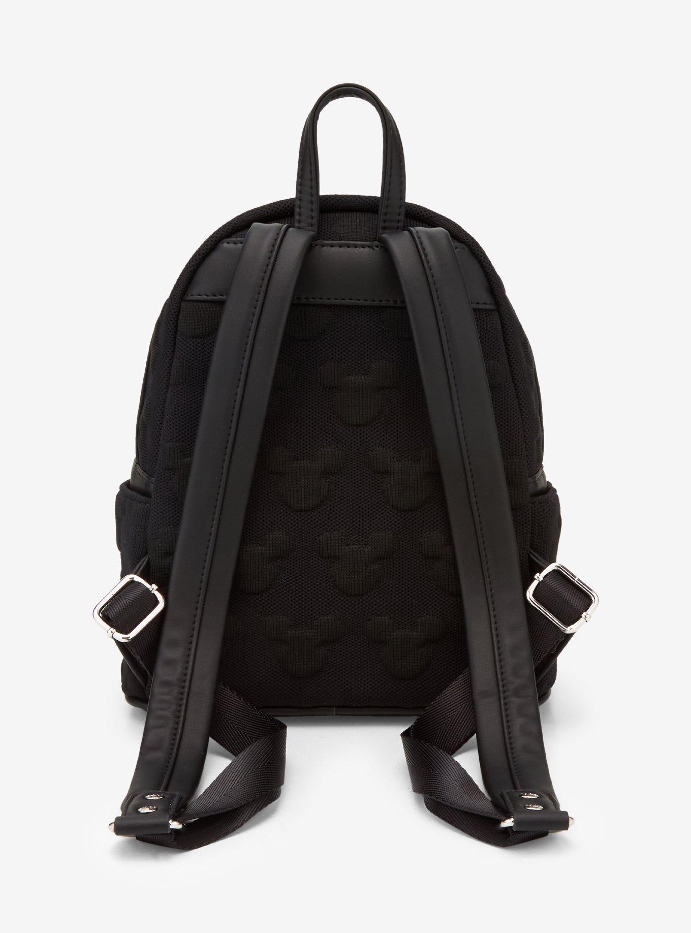 Loungefly Disney Mickey Mouse Silhouette Mesh Textured Mini Backpack — BoxLunch Exclusive, , alternate