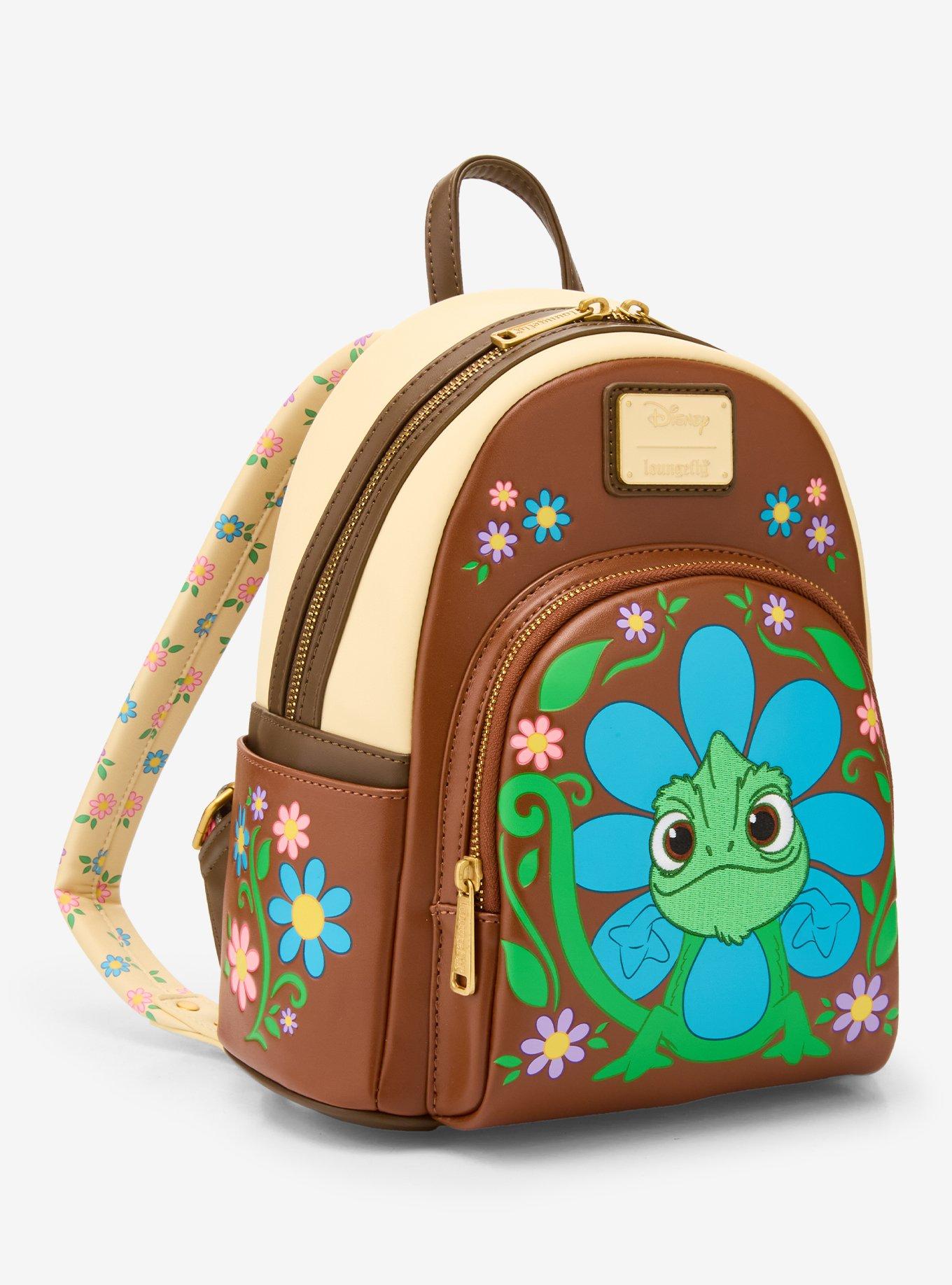 Loungefly Disney Tangled Pascal Flower Mini Backpack — BoxLunch Exclusive, , hi-res