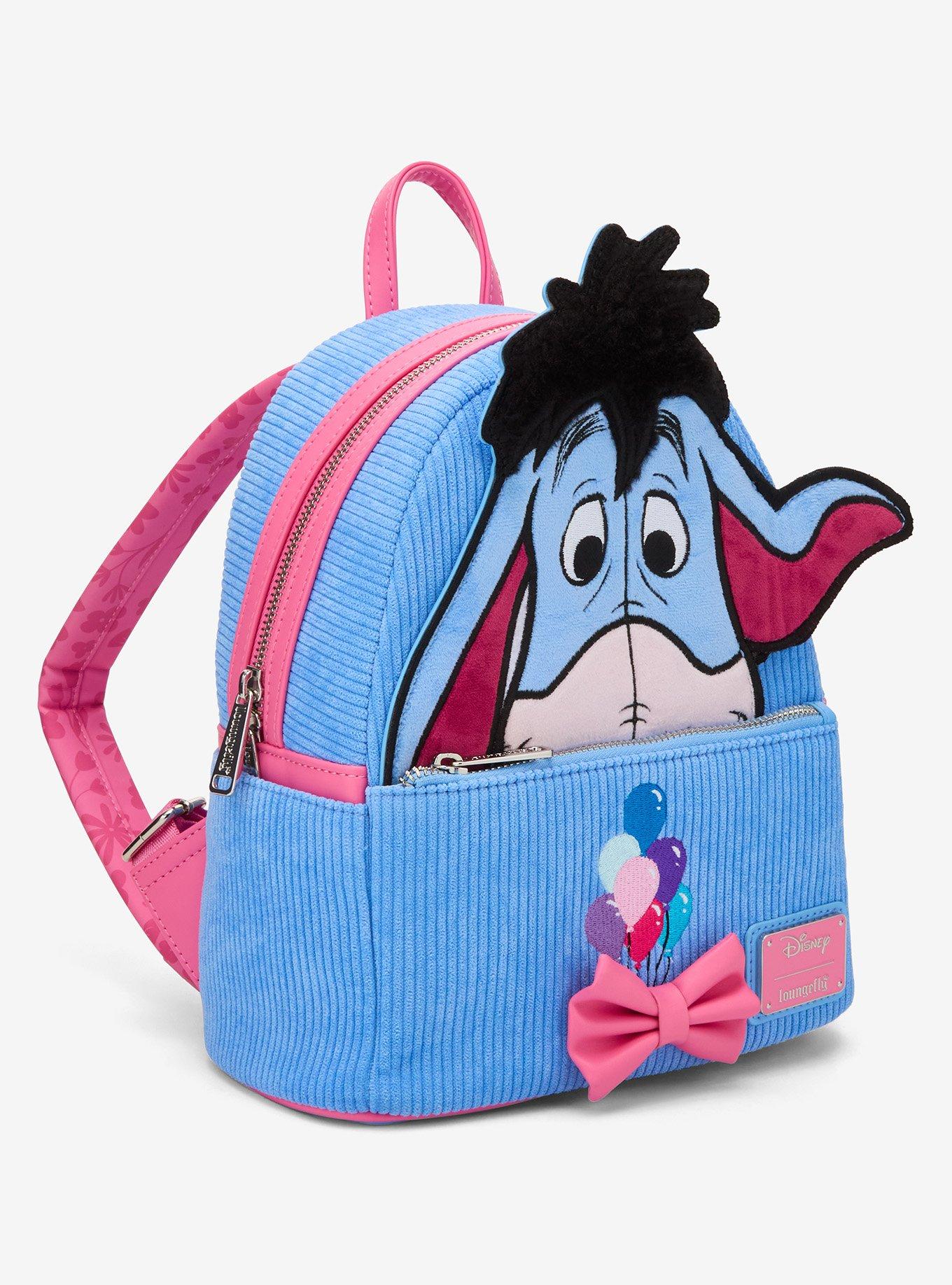 Loungefly Disney Winnie the Pooh Eeyore Peeking Corduroy Mini Backpack — BoxLunch Exclusive, , hi-res