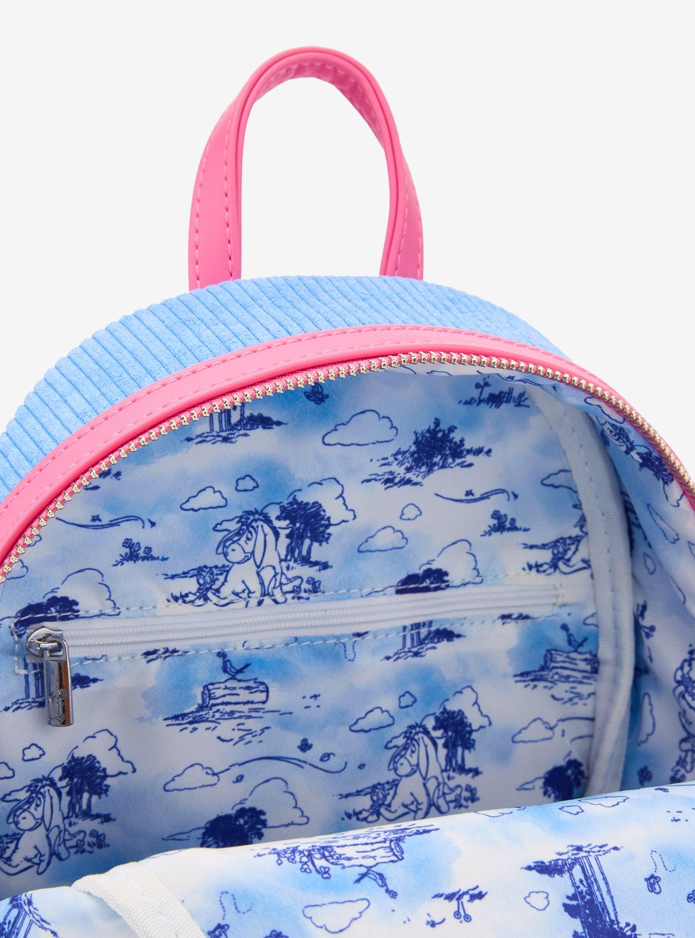 Loungefly Disney Winnie the Pooh Eeyore Peeking Corduroy Mini Backpack — BoxLunch Exclusive, , alternate