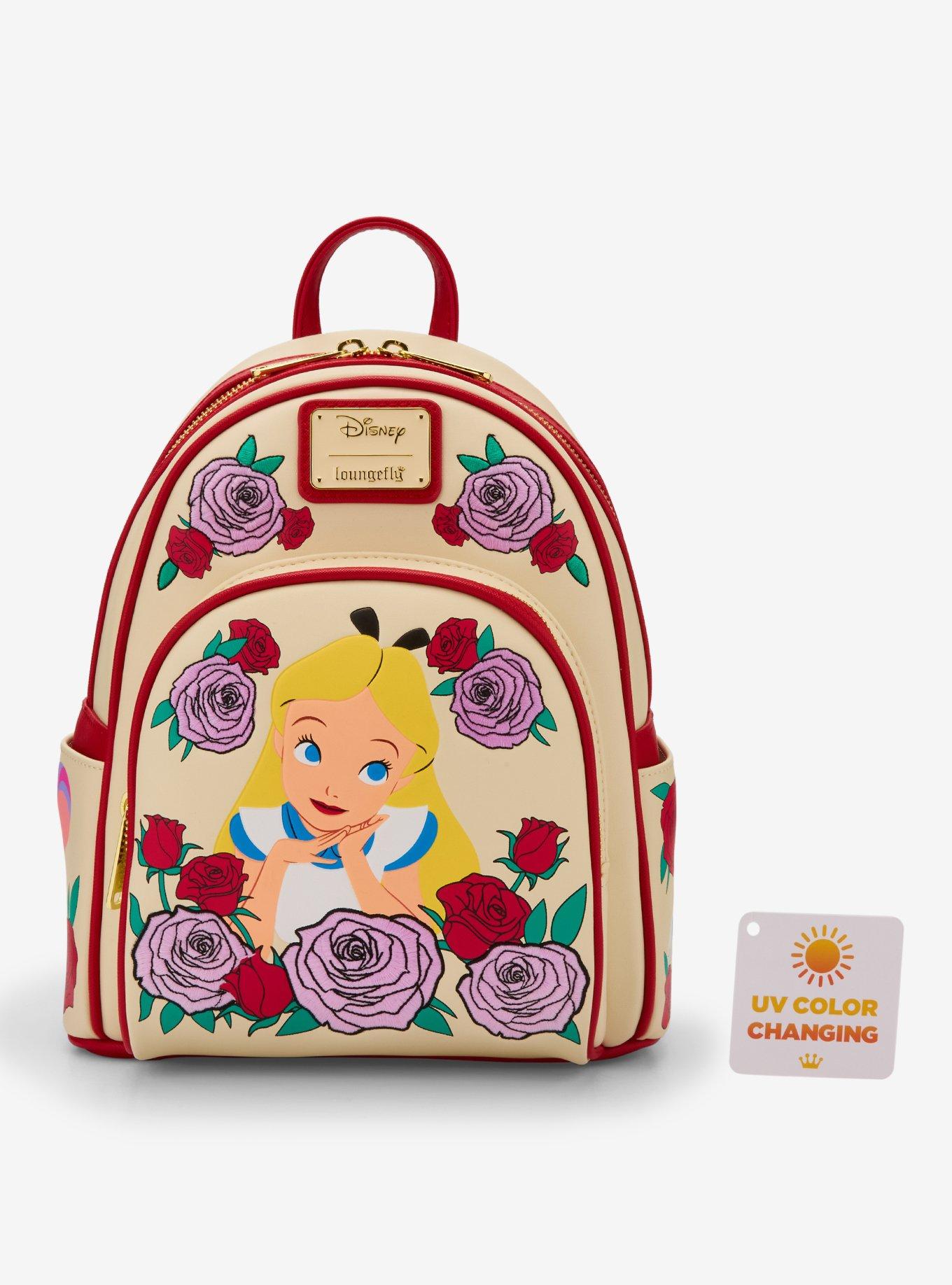 Loungefly Disney Alice in Wonderland Color Changing Roses Mini Backpack — BoxLunch Exclusive, , alternate