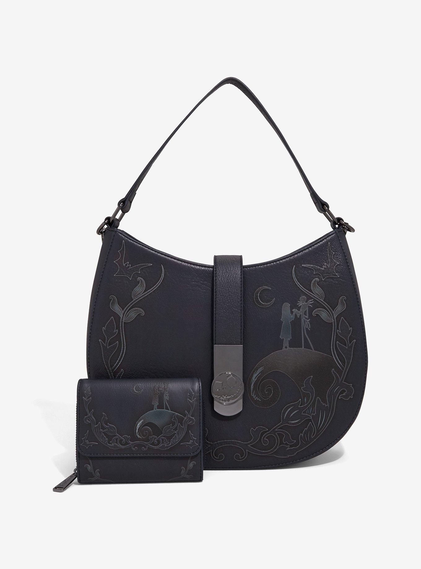 Loungefly Disney The Nightmare Before Christmas Jack & Sally Scene Tonal Handbag - BoxLunch Exclusive, , alternate