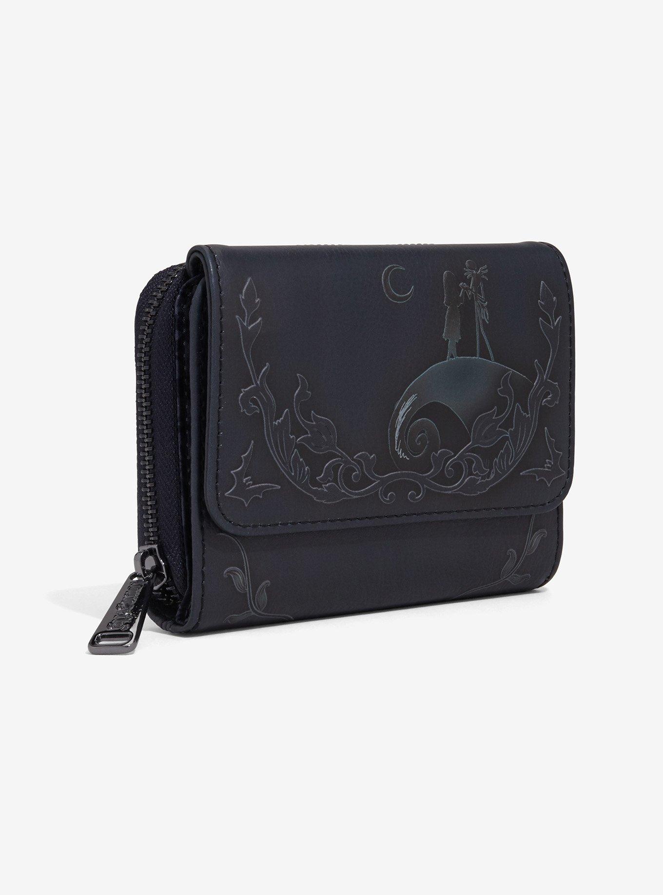 Loungefly Disney The Nightmare Before Christmas Jack & Sally Scene Tonal Wallet - BoxLunch Exclusive, , hi-res