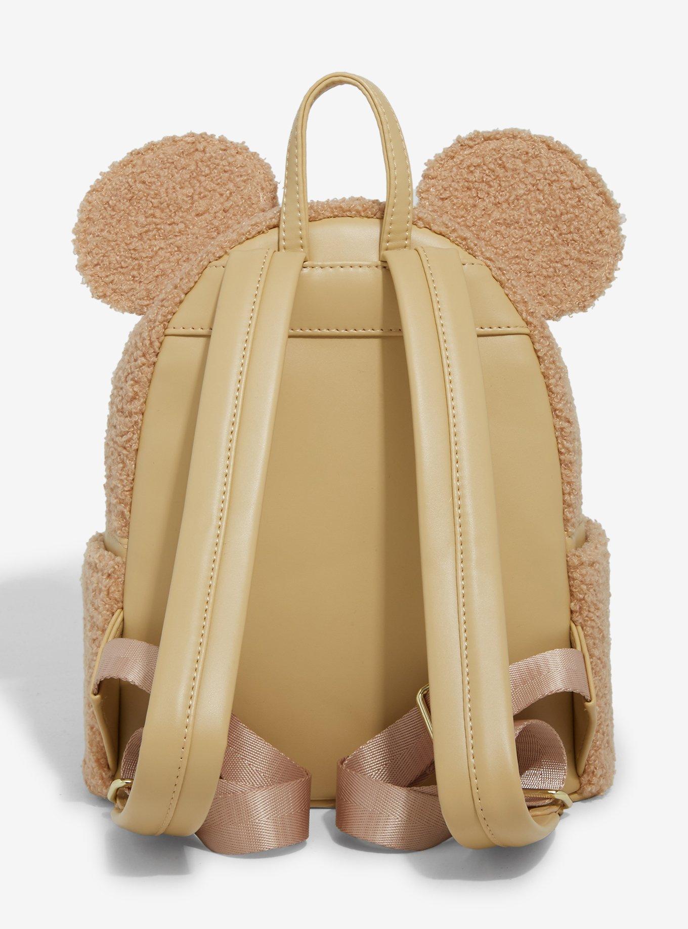 Loungefly Disney Minnie Mouse Sherpa Mini Backpack - BoxLunch Exclusive